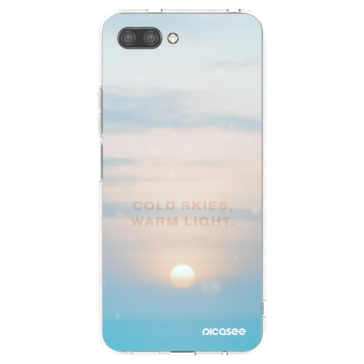 Picasee silikonski prozorni ovitek za Honor 10 - COLD SKIES