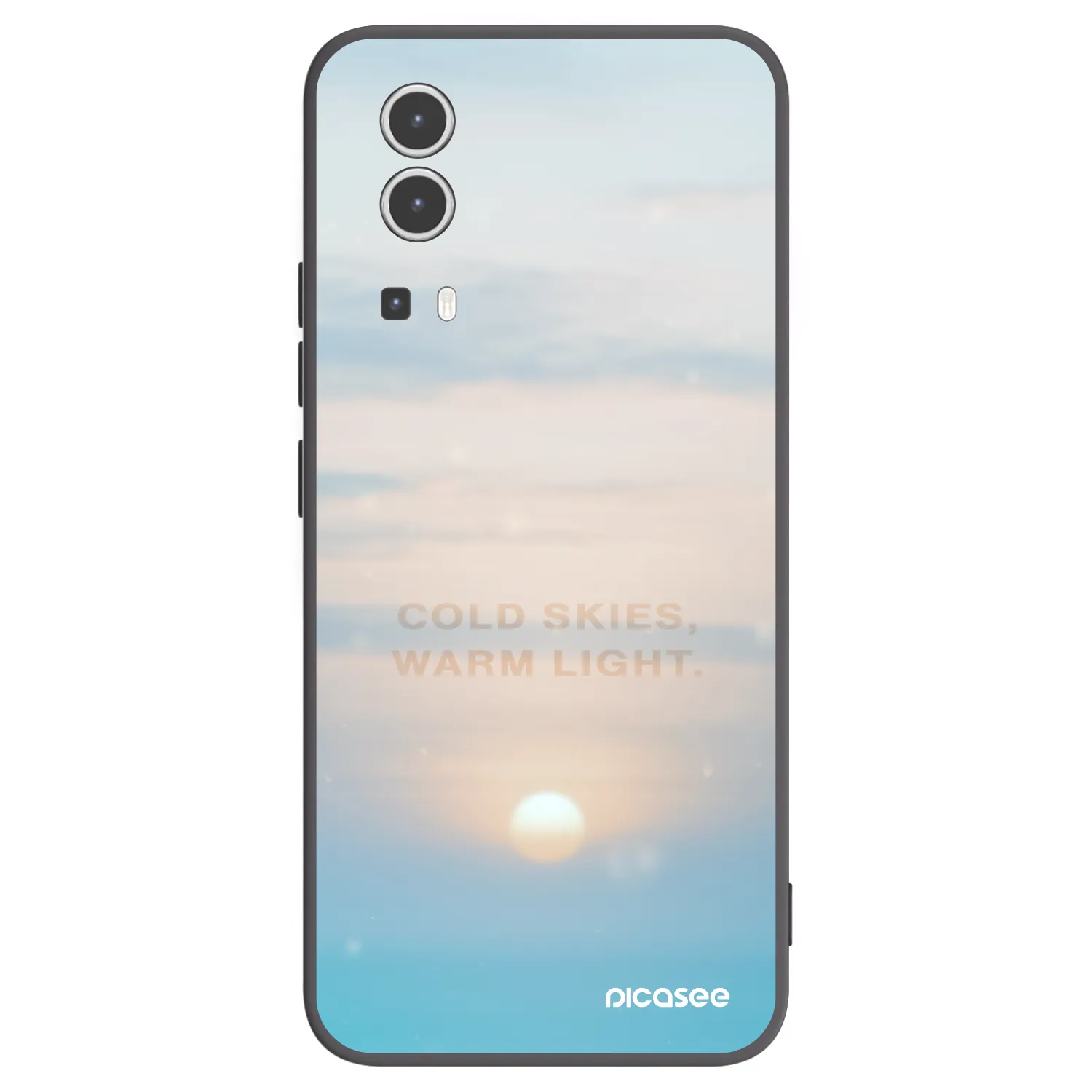 Picasee silikonski črni ovitek za Vivo Y72 5G - COLD SKIES