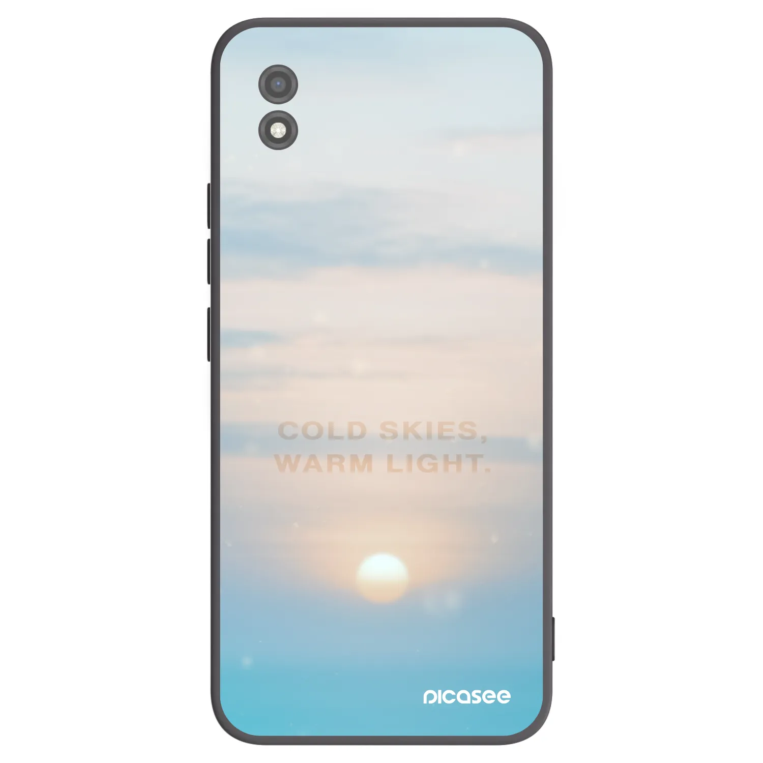 Picasee silikonski črni ovitek za Realme C11 (2021) - COLD SKIES