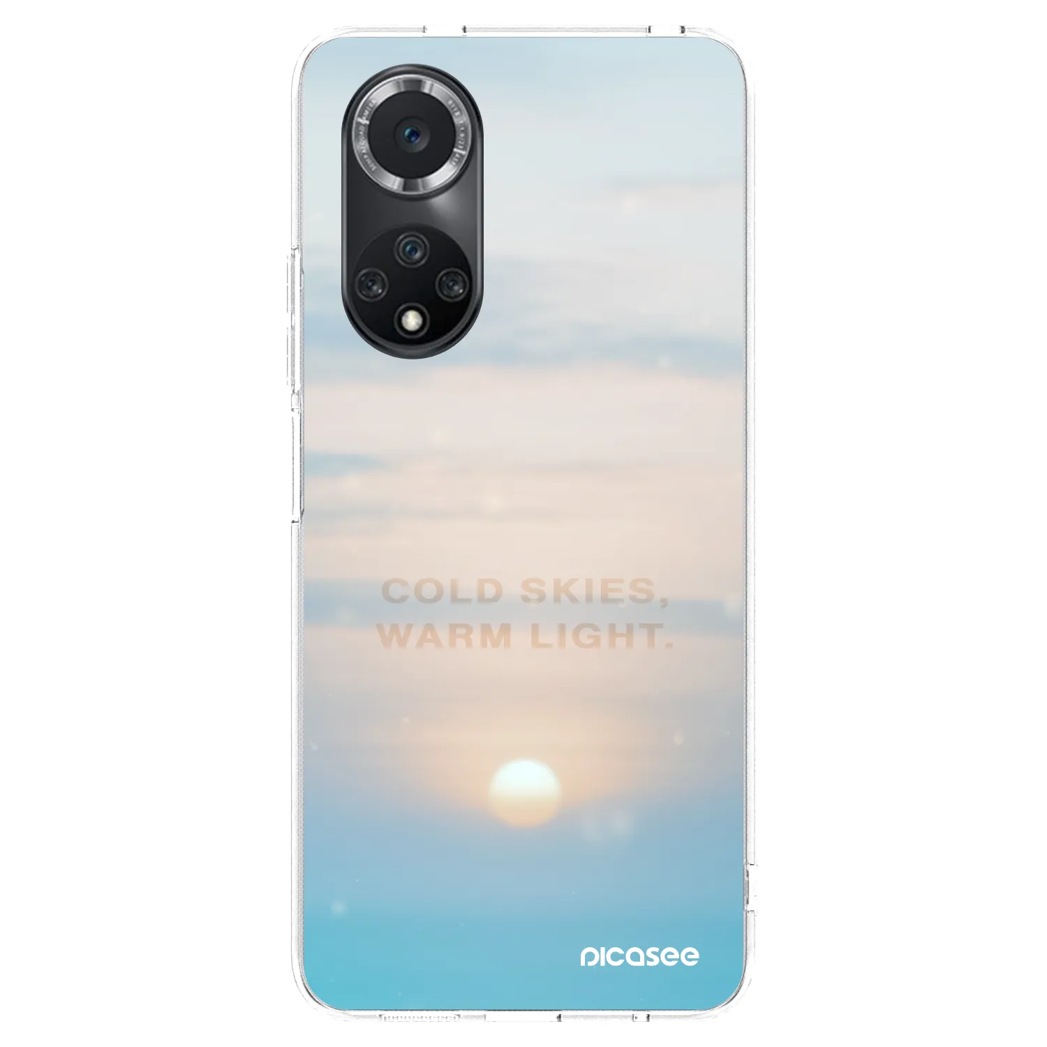 Picasee silikonski prozorni ovitek za Huawei Nova 9 SE - COLD SKIES