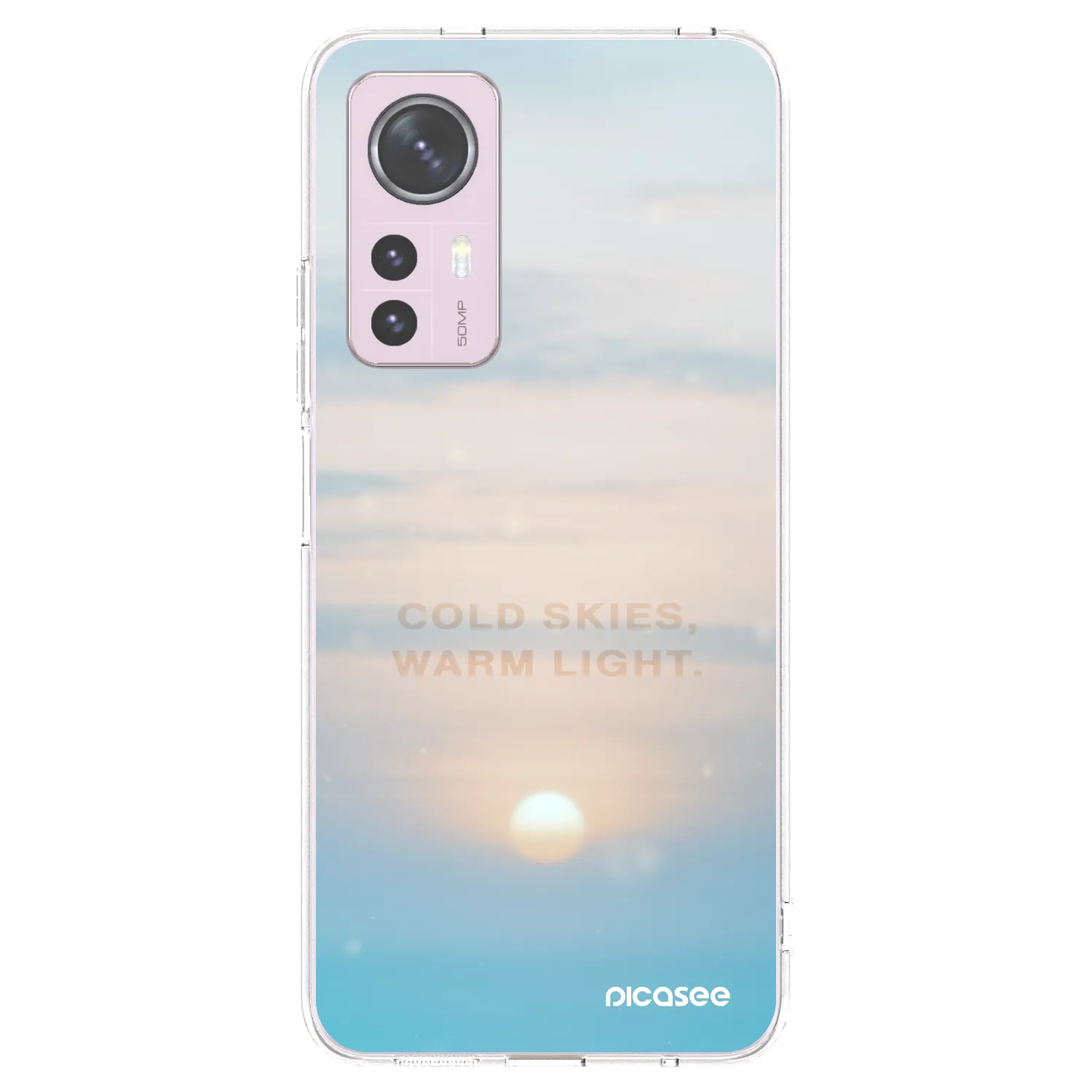 Picasee silikonski prozorni ovitek za Xiaomi 12 - COLD SKIES