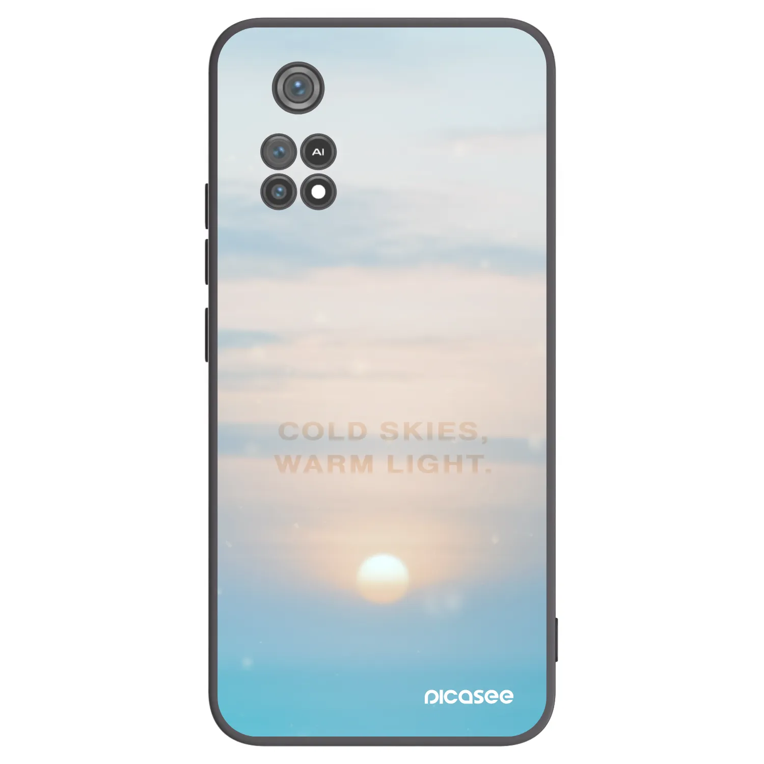 Picasee silikonski črni ovitek za Xiaomi Poco M4 Pro - COLD SKIES