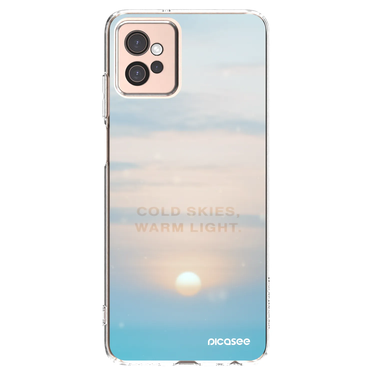 Picasee silikonski prozorni ovitek za Motorola Moto G32 - COLD SKIES