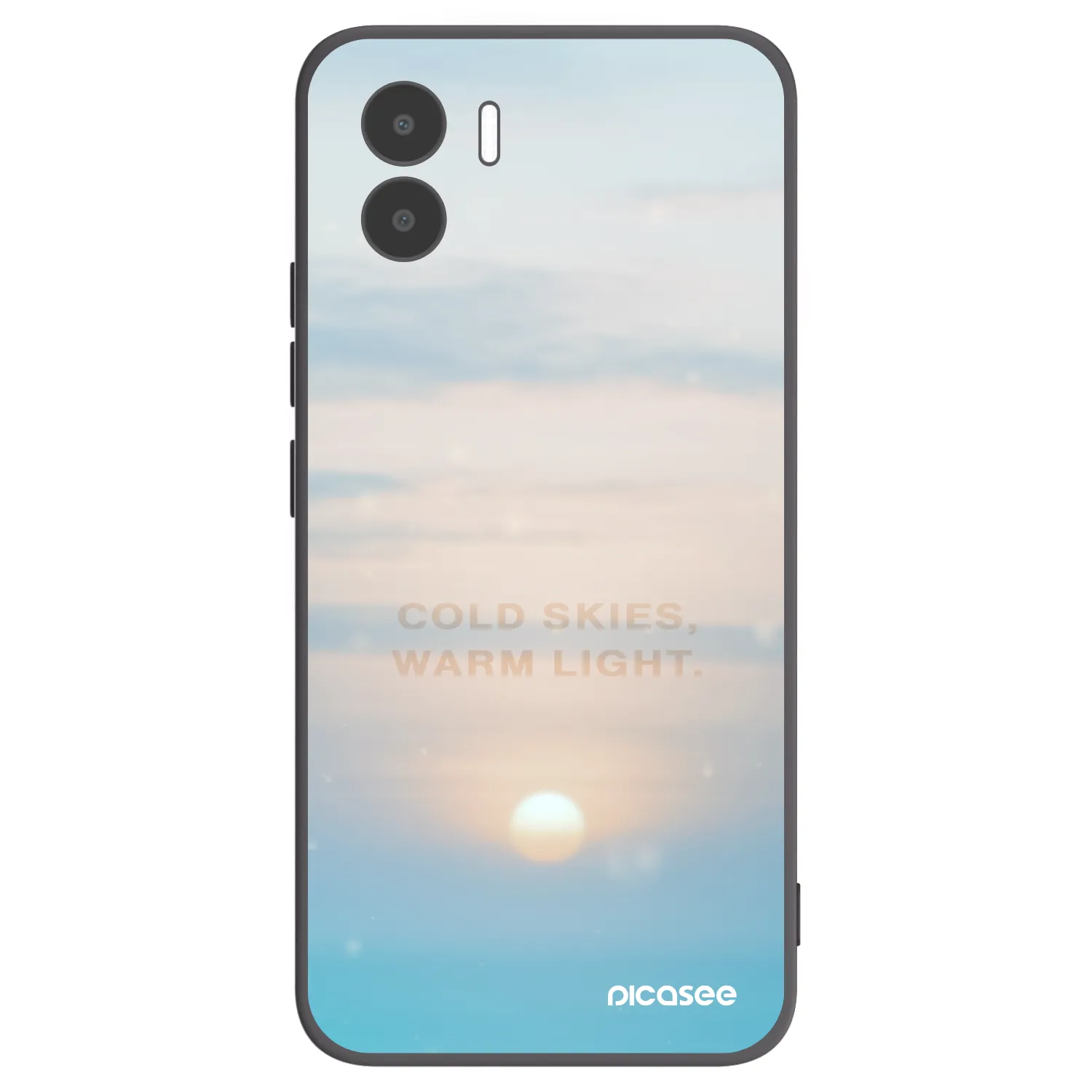 Picasee silikonski črni ovitek za Xiaomi Redmi A1 - COLD SKIES