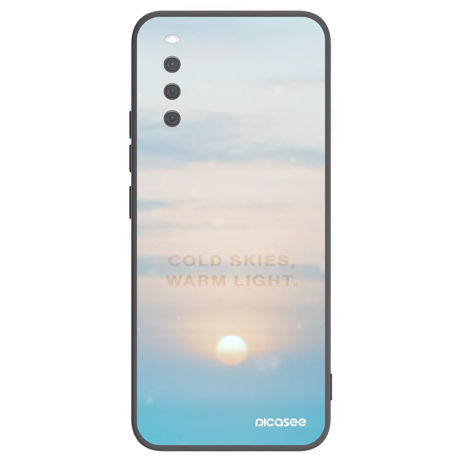 Picasee silikonski črni ovitek za Sony Xperia 10 III - COLD SKIES