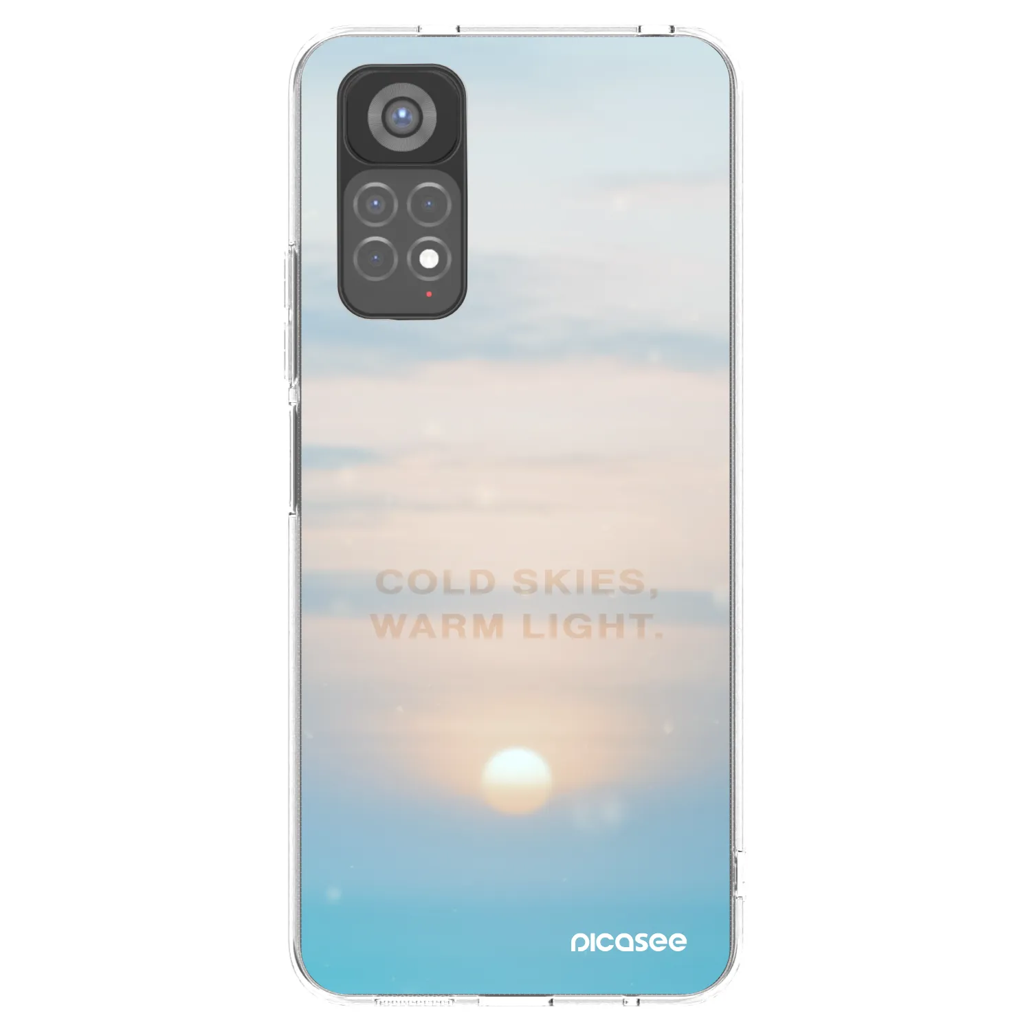 Picasee silikonski prozorni ovitek za Xiaomi Redmi Note 11S 5G - COLD SKIES