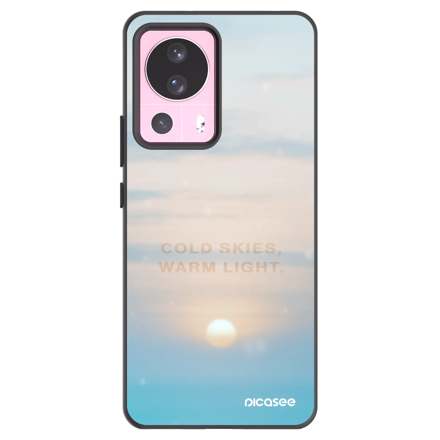 Picasee silikonski črni ovitek za Xiaomi 13 Lite - COLD SKIES