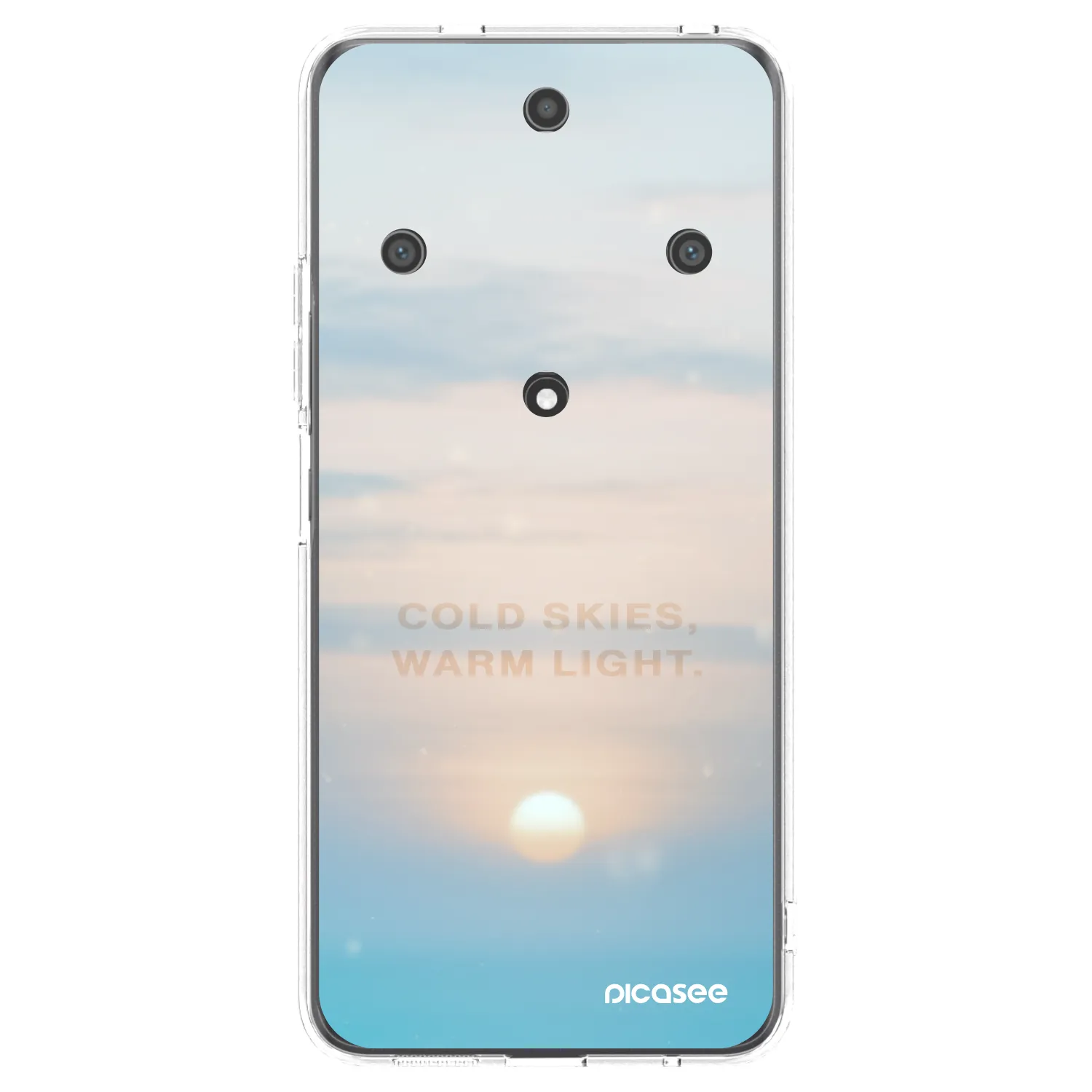 Picasee silikonski prozorni ovitek za Honor Magic5 Lite 5G - COLD SKIES
