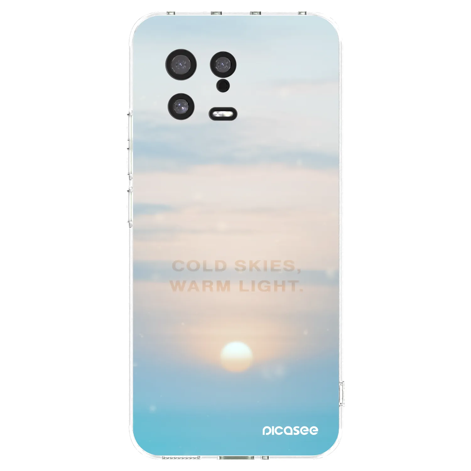 Picasee silikonski prozorni ovitek za Xiaomi 13 - COLD SKIES