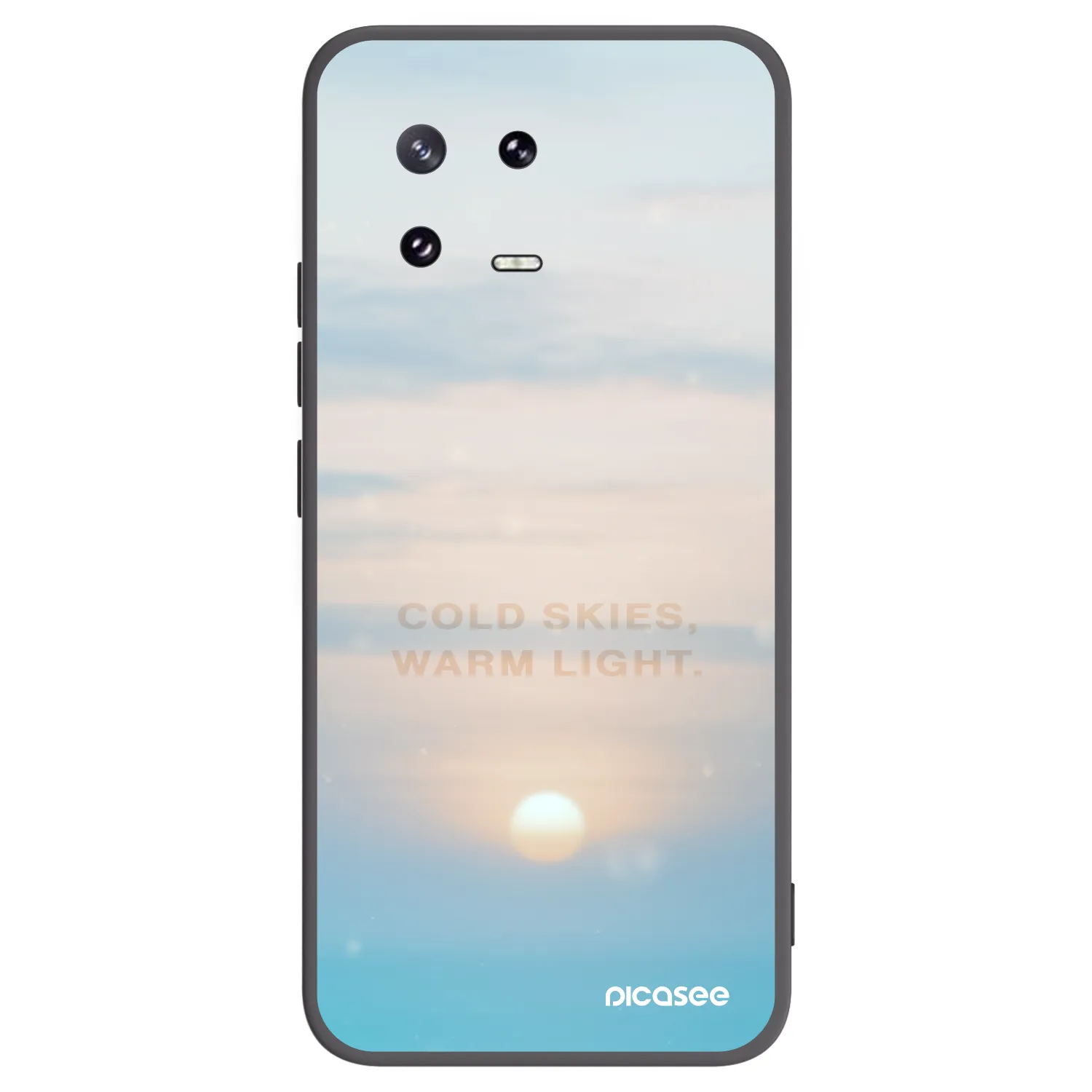 Picasee silikonski črni ovitek za Xiaomi 13 Pro - COLD SKIES