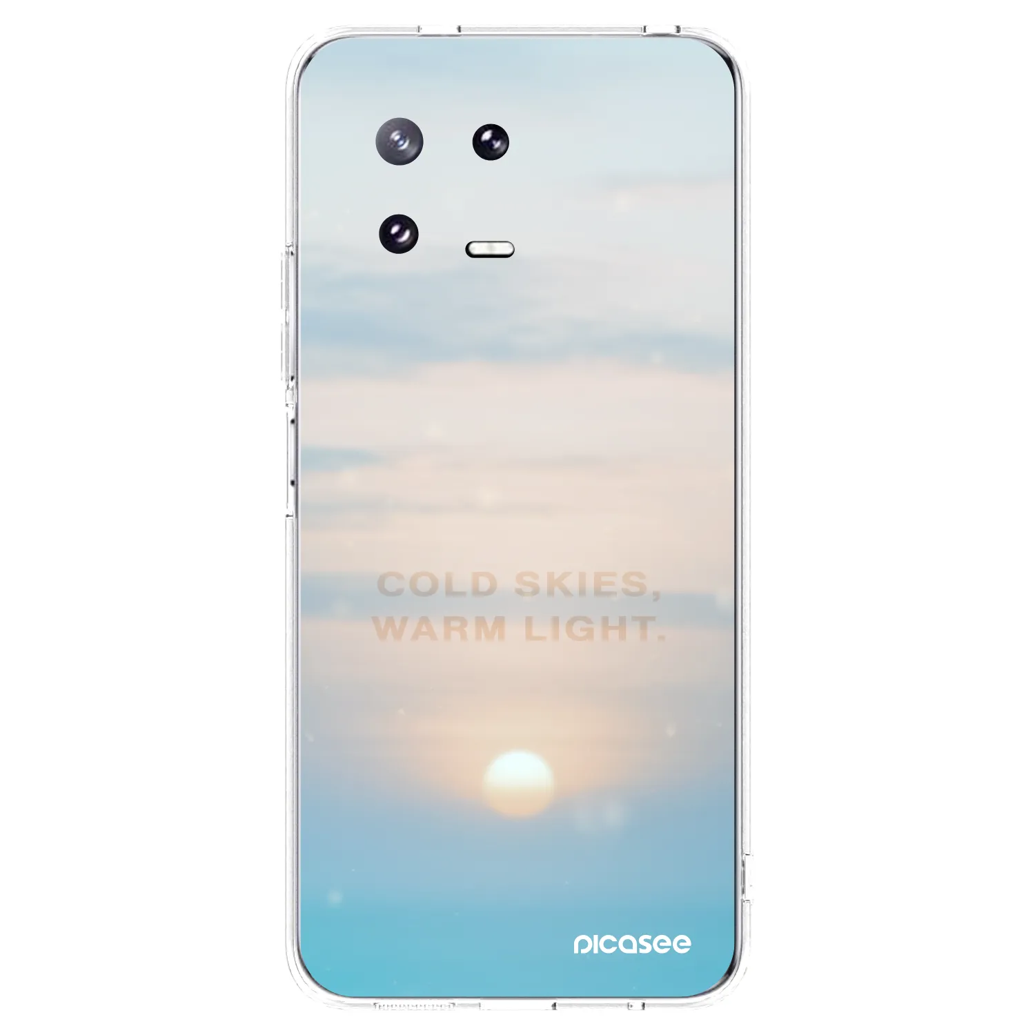 Picasee silikonski prozorni ovitek za Xiaomi 13 Pro - COLD SKIES
