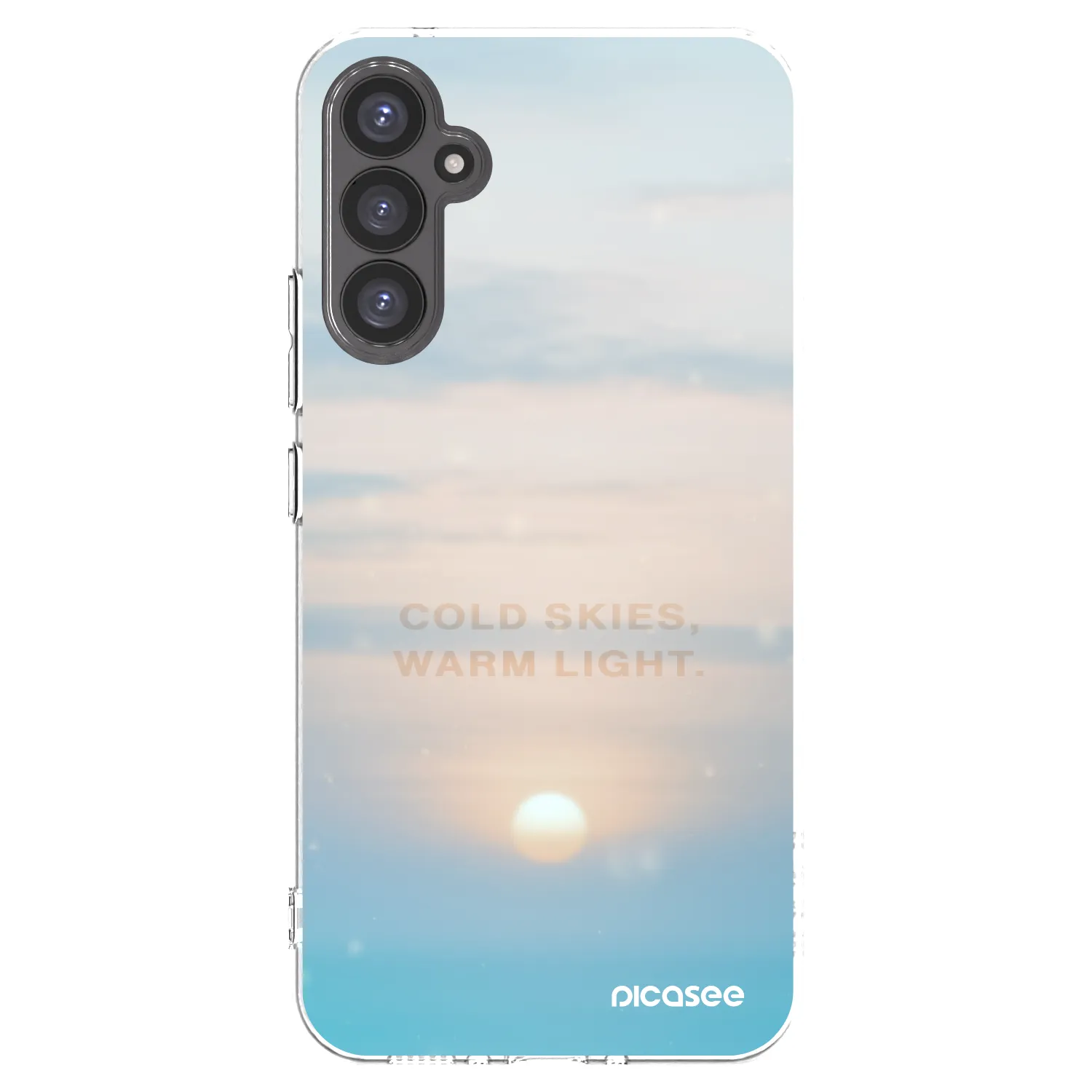 Picasee silikonski prozorni ovitek za Samsung Galaxy A34 5G A346B - COLD SKIES