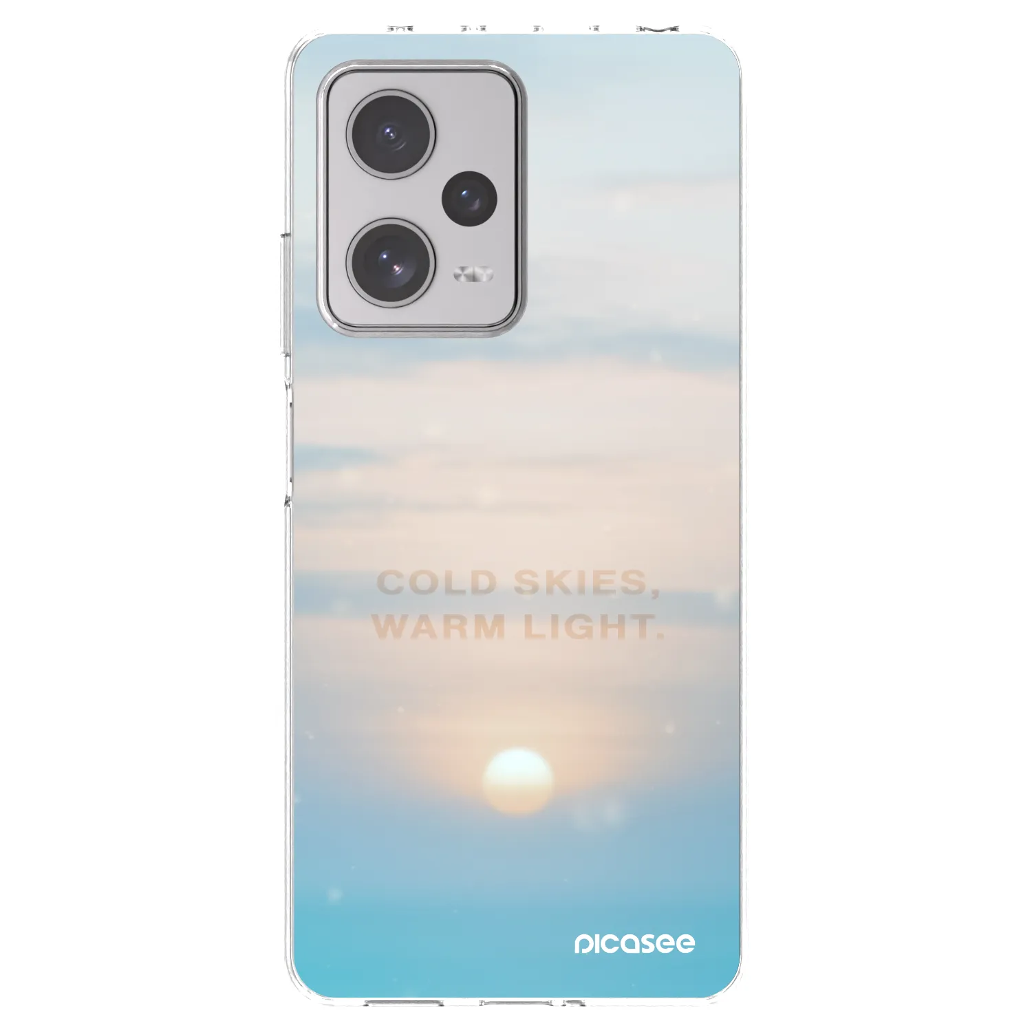 Picasee silikonski prozorni ovitek za Xiaomi Redmi Note 12 Pro+ 5G - COLD SKIES
