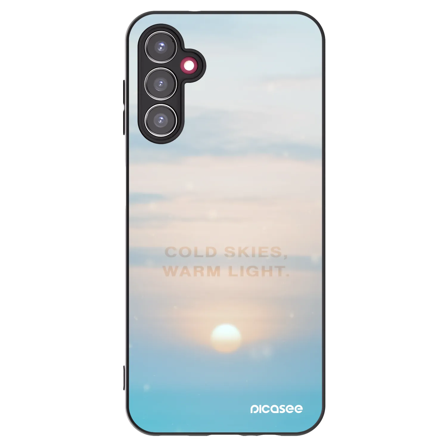 Picasee silikonski črni ovitek za Samsung Galaxy A14 4G A145R - COLD SKIES