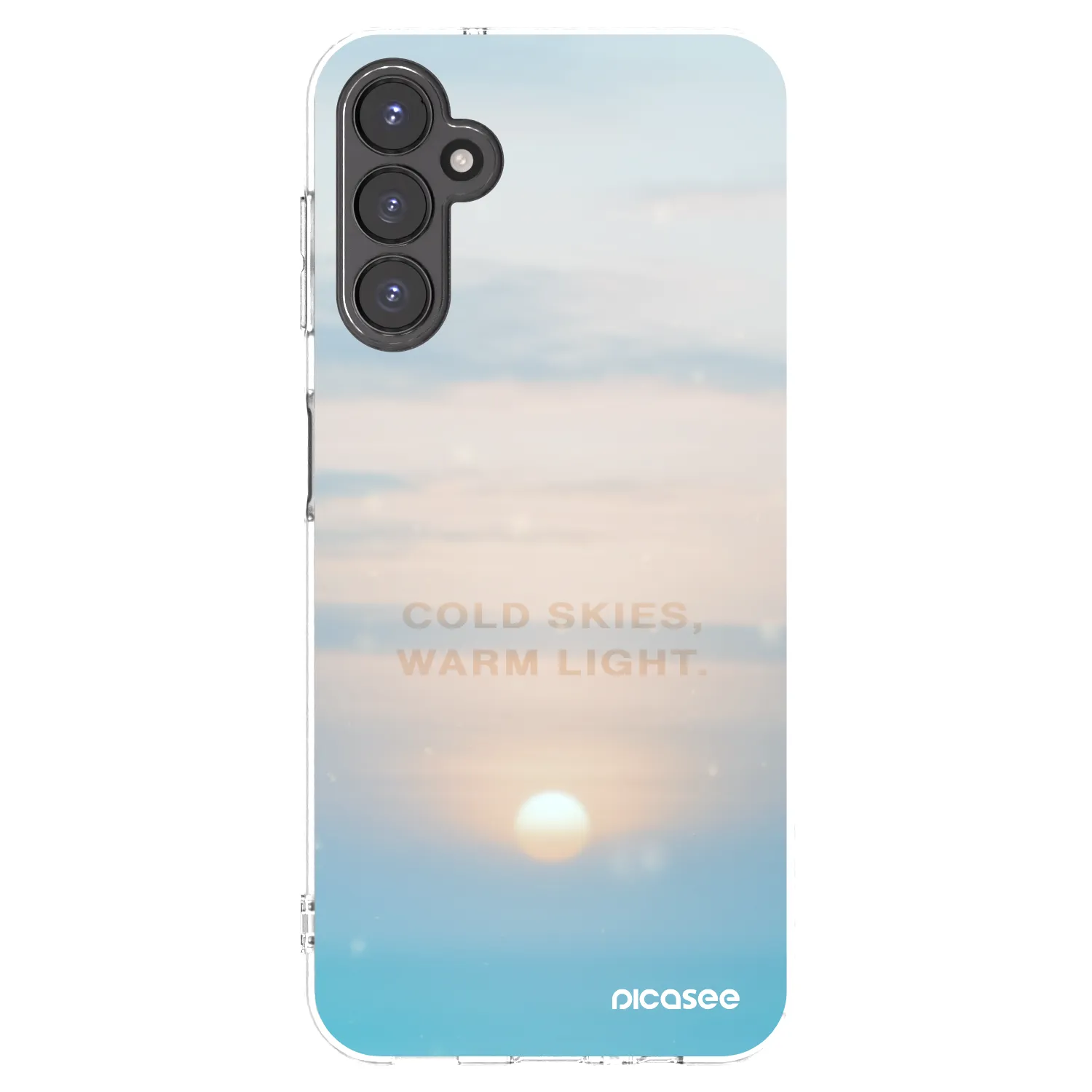 Picasee silikonski prozorni ovitek za Samsung Galaxy A14 5G A146P - COLD SKIES