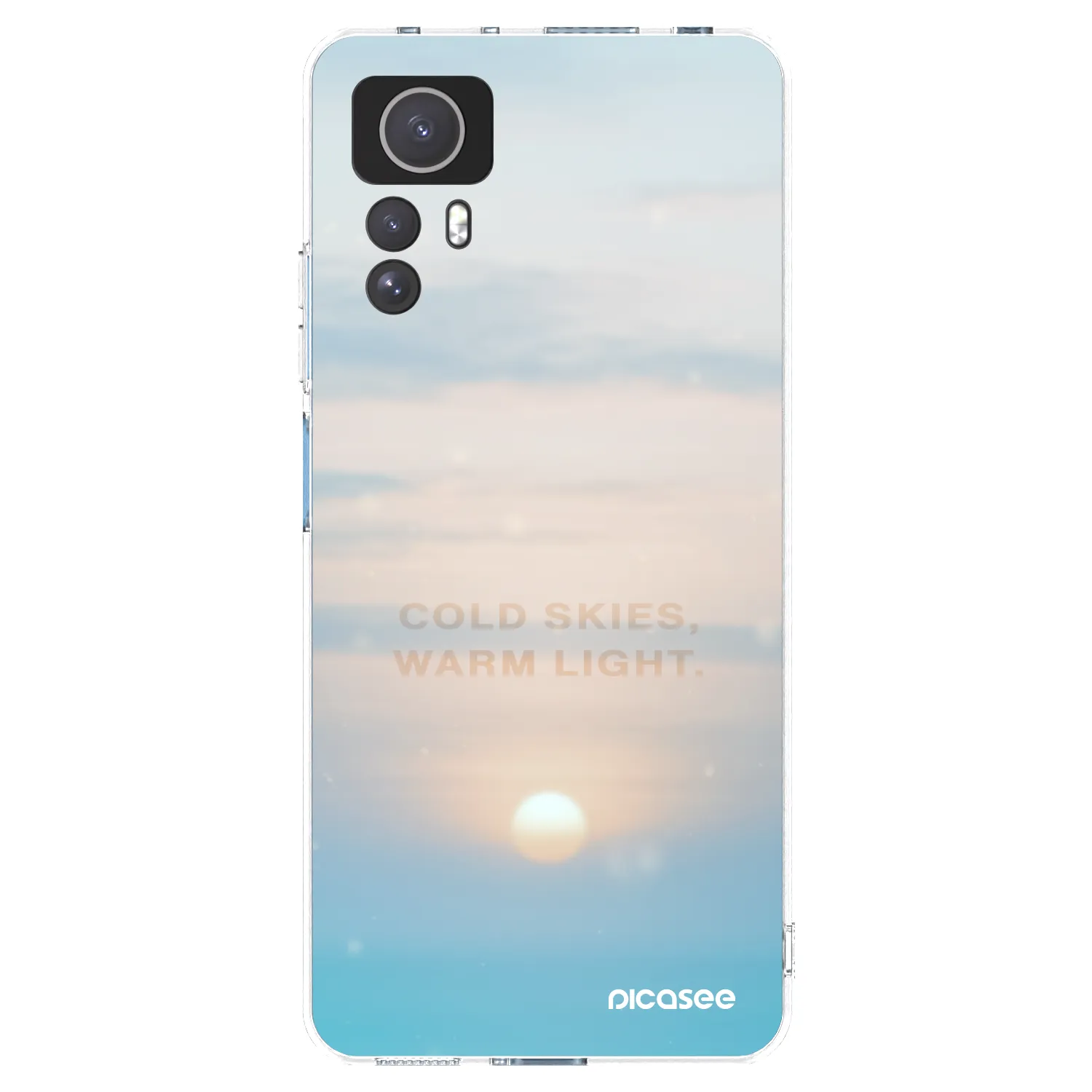 Picasee silikonski prozorni ovitek za Xiaomi Redmi Note 12S - COLD SKIES
