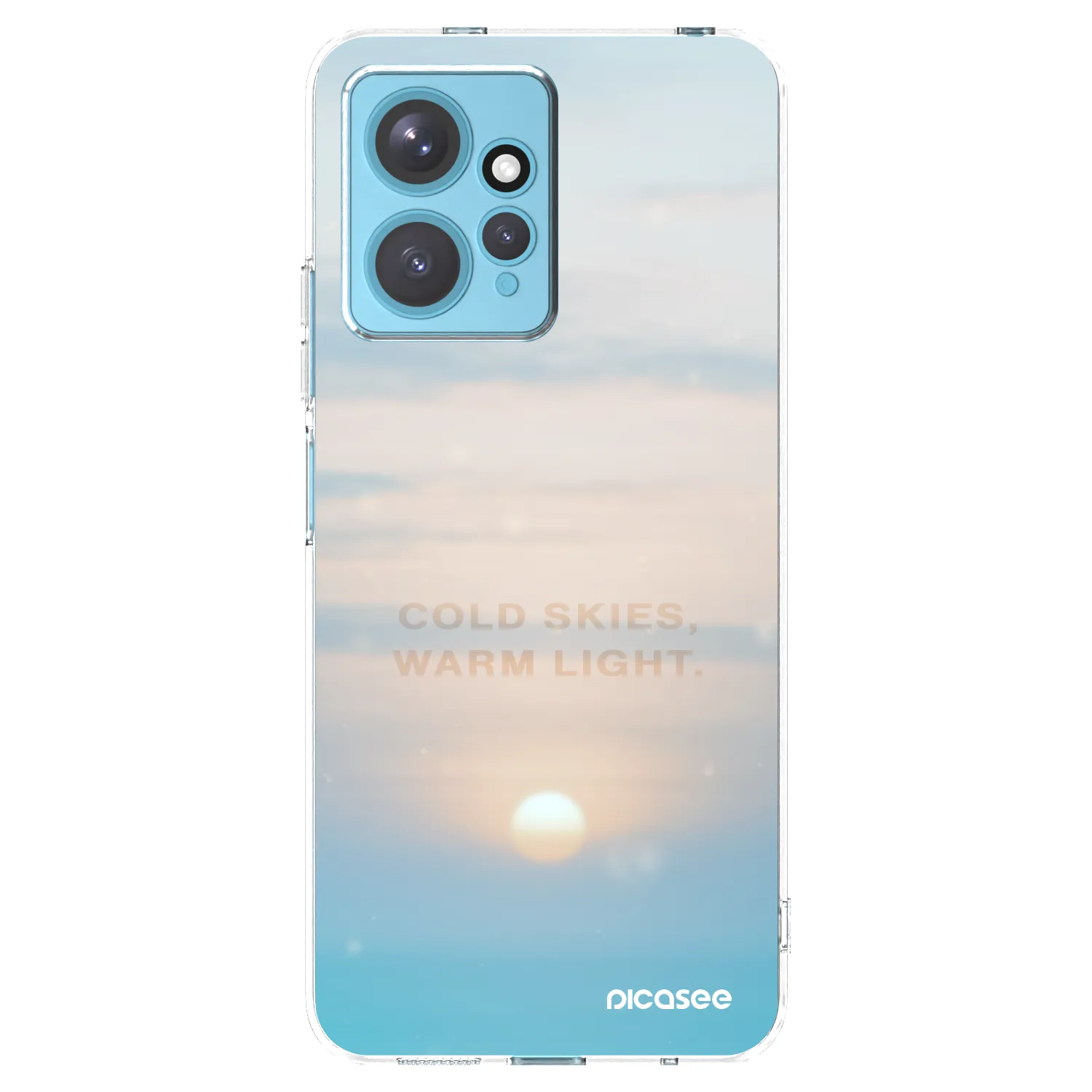 Picasee silikonski prozorni ovitek za Xiaomi Redmi Note 12 4G - COLD SKIES