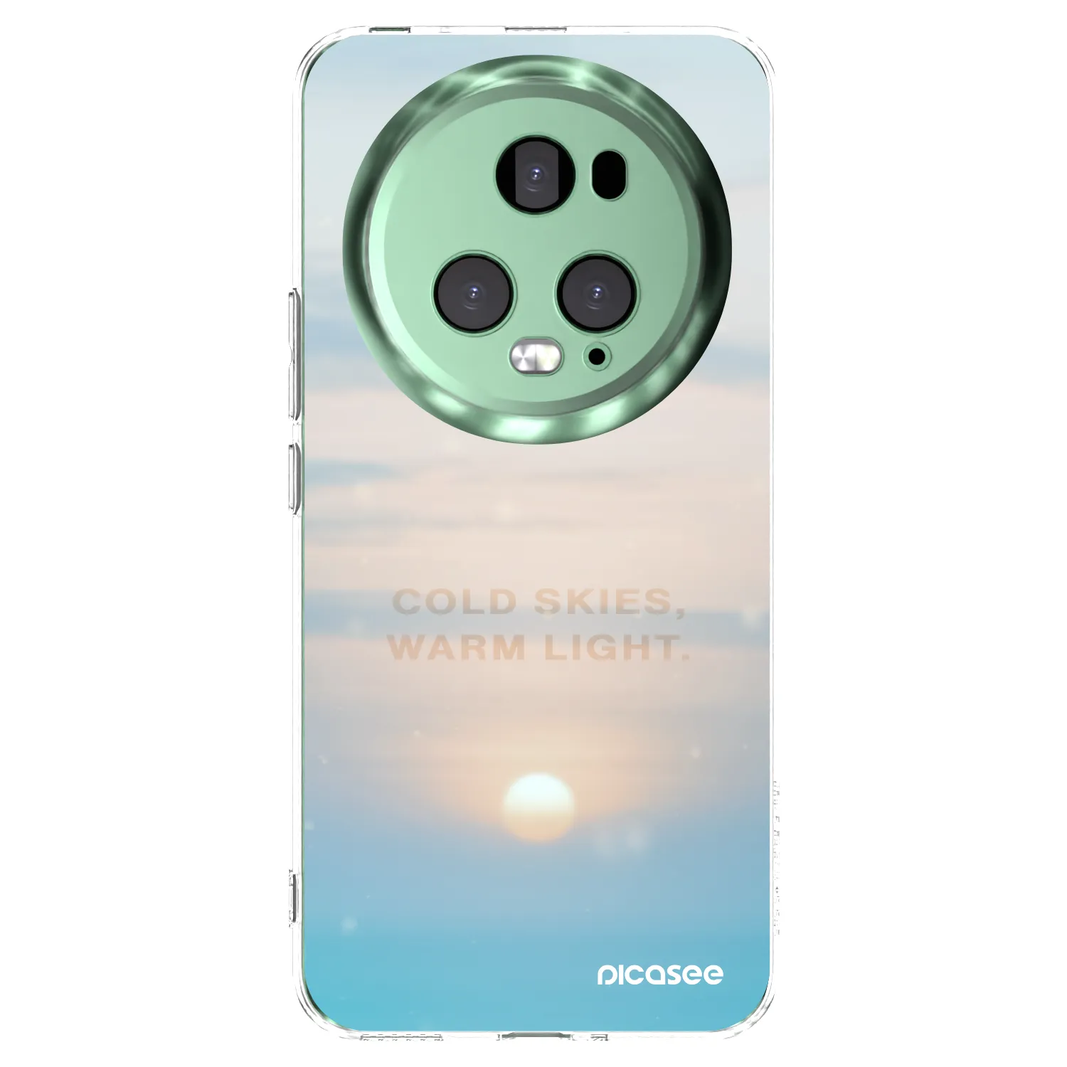 Picasee silikonski prozorni ovitek za Honor Magic5 Pro - COLD SKIES