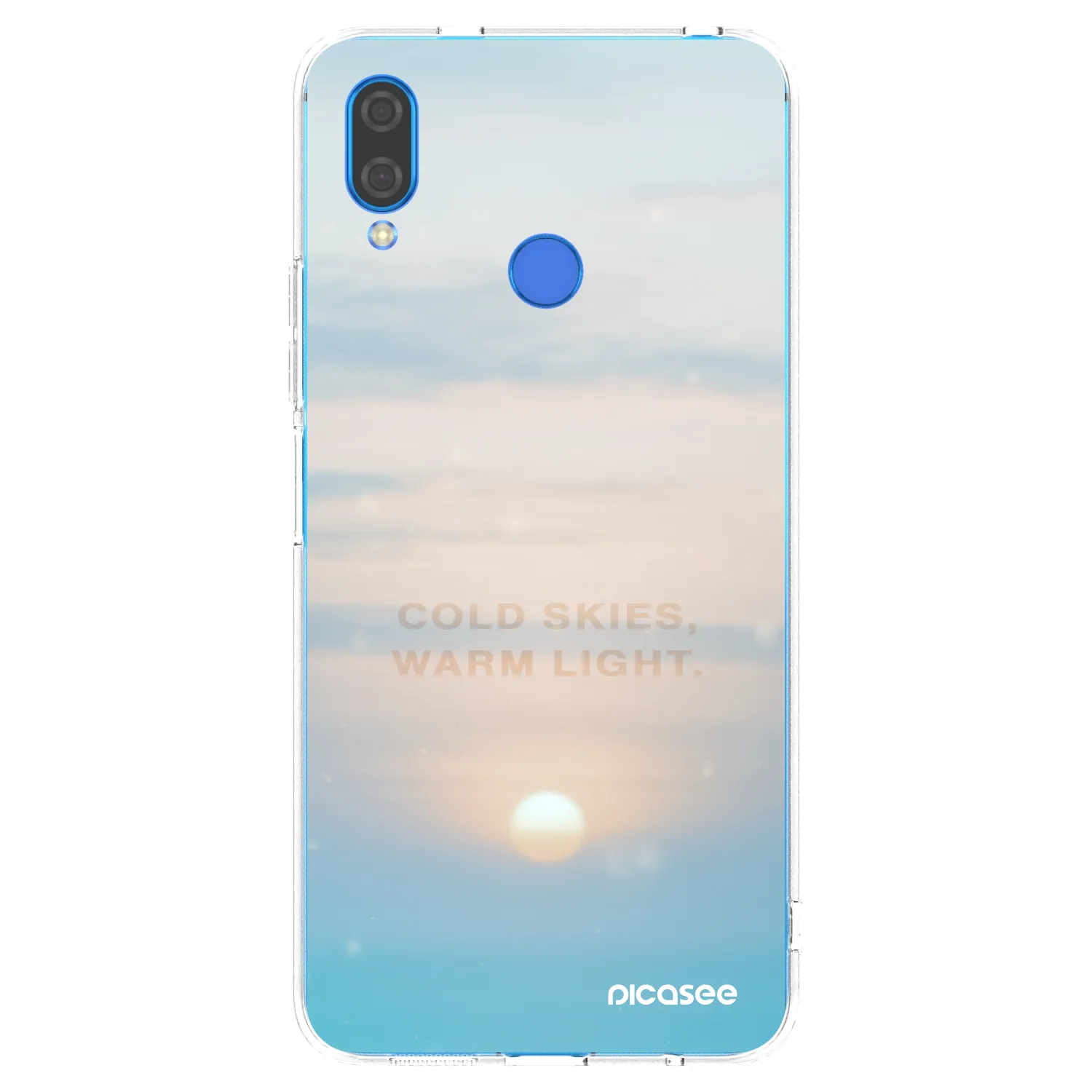 Picasee silikonski prozorni ovitek za Huawei Nova 3 - COLD SKIES