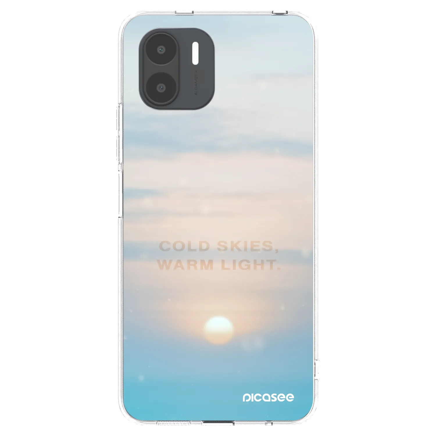 Picasee silikonski prozorni ovitek za Xiaomi Redmi A2 - COLD SKIES