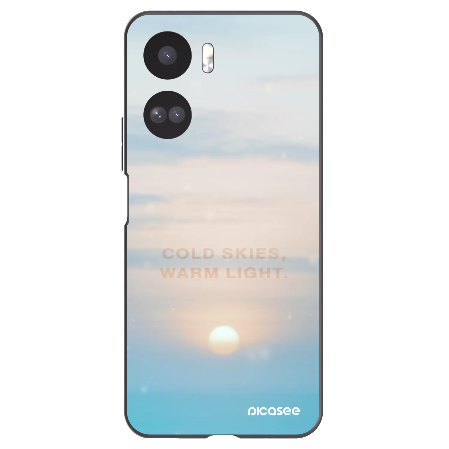 Picasee silikonski črni ovitek za Honor 90 Lite 5G - COLD SKIES