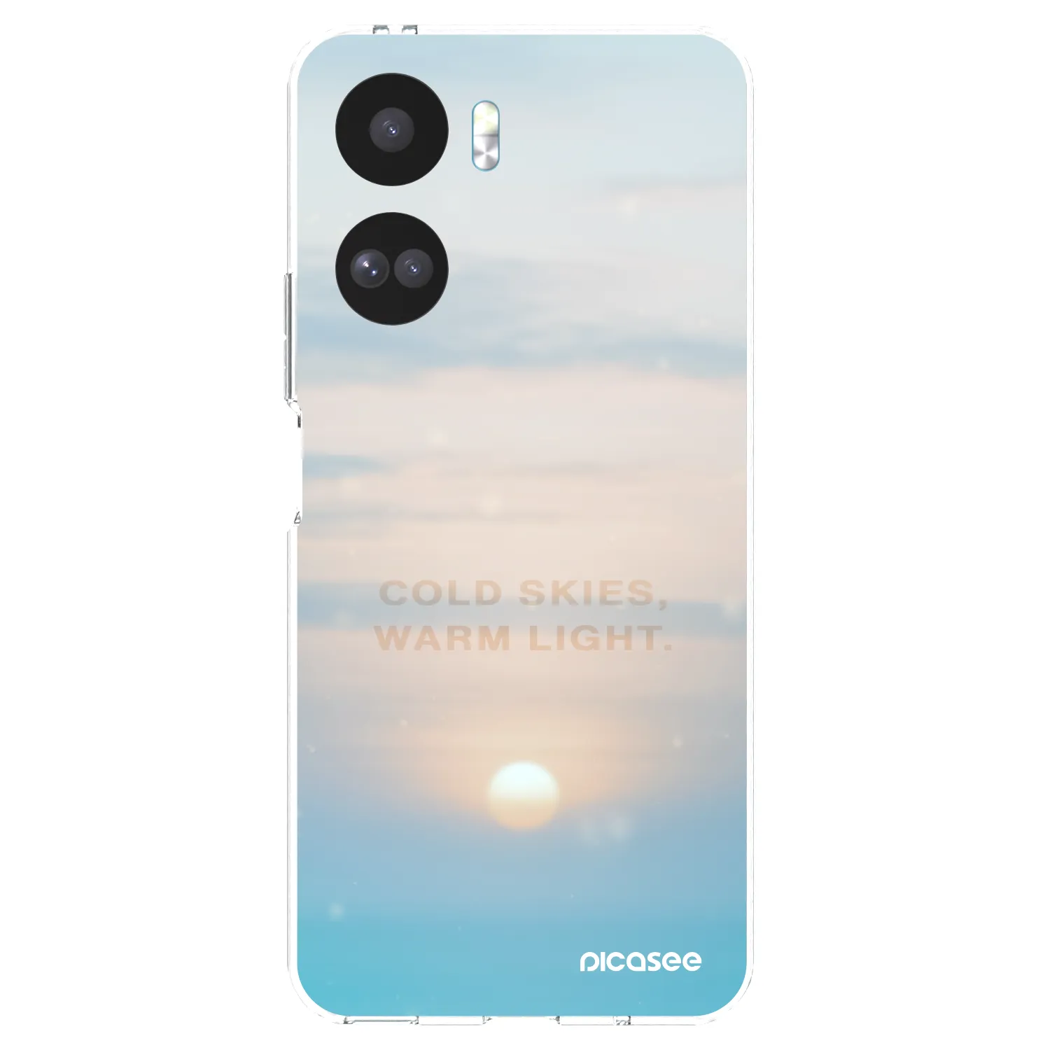 Picasee silikonski prozorni ovitek za Honor 90 Lite 5G - COLD SKIES