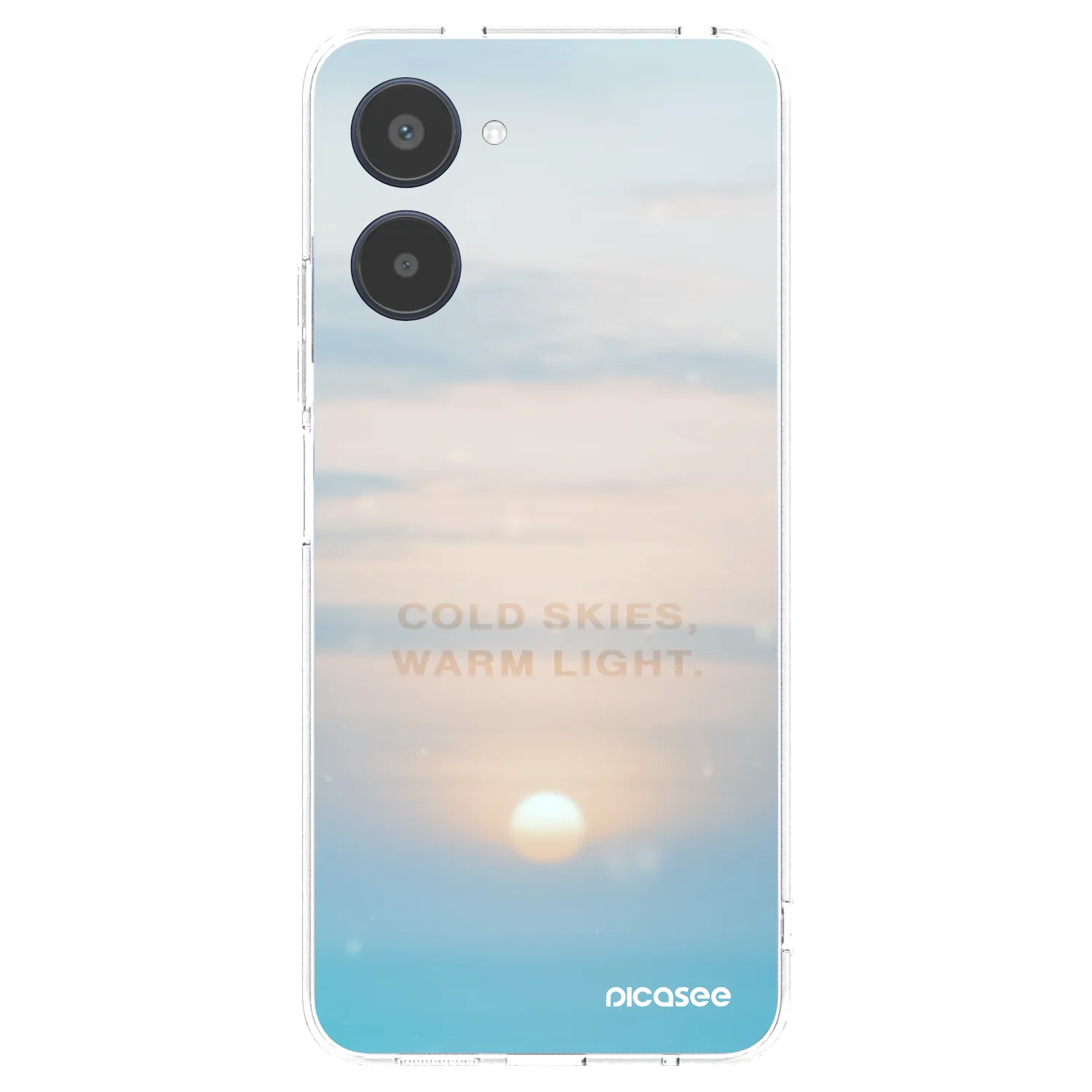 Picasee silikonski prozorni ovitek za Realme 10 4G - COLD SKIES