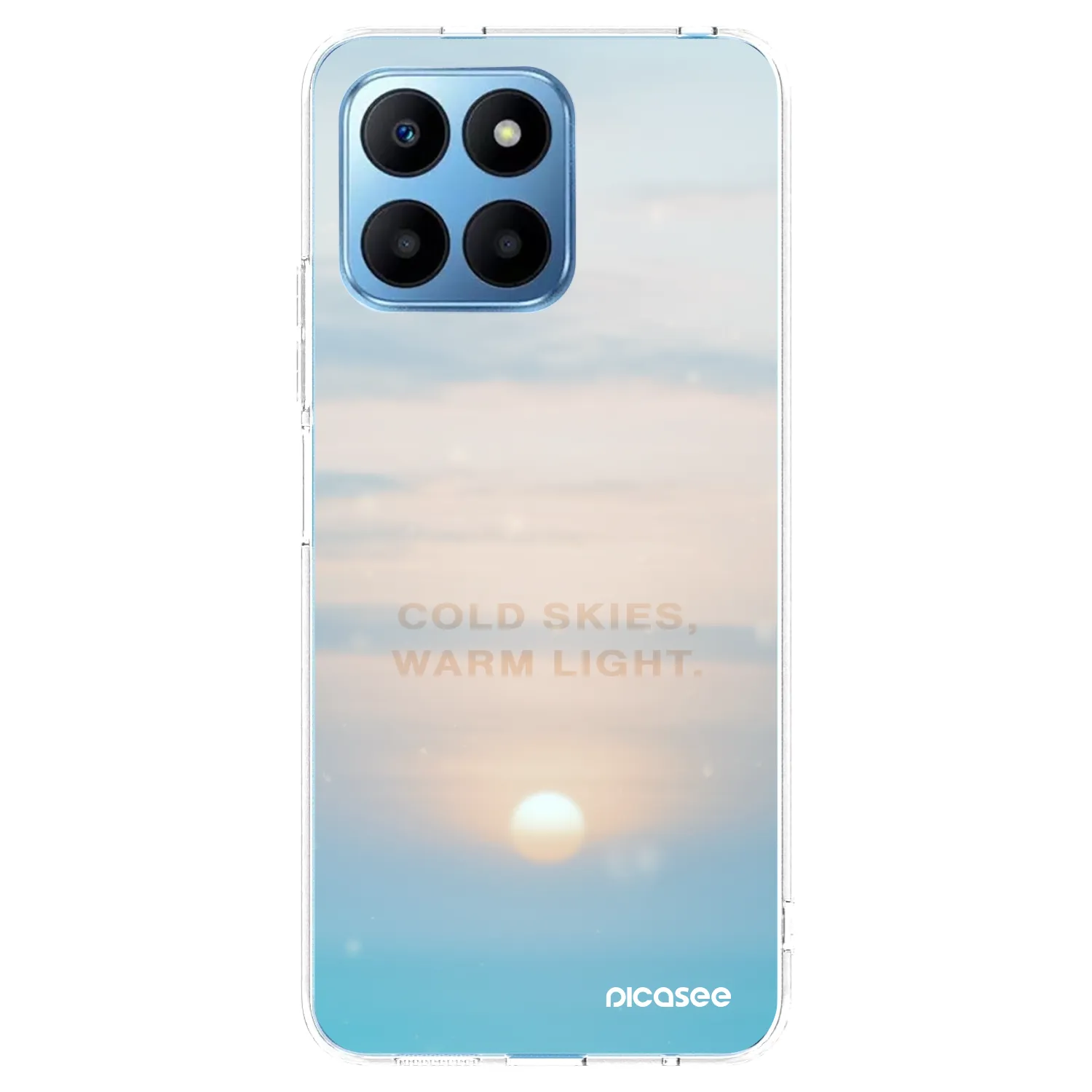 Picasee silikonski prozorni ovitek za Honor 70 Lite - COLD SKIES