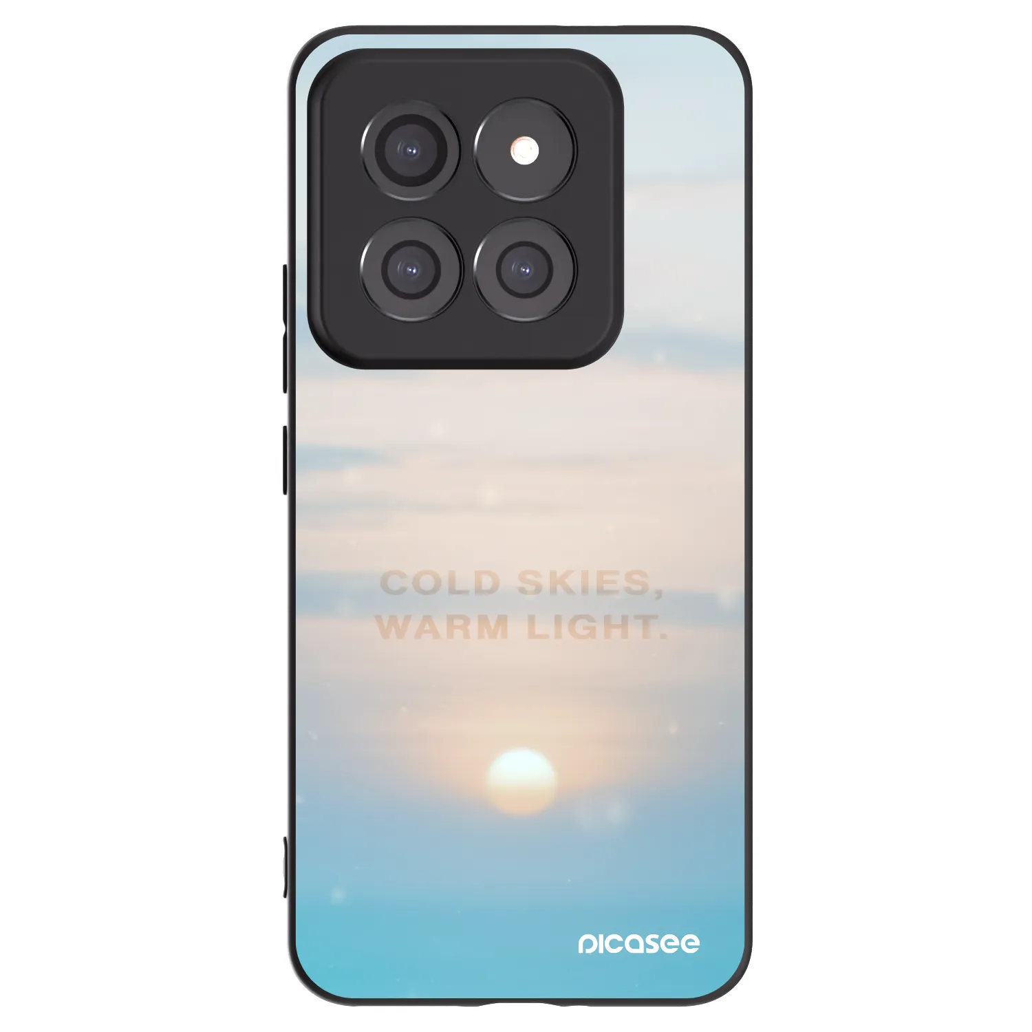 Picasee silikonski črni ovitek za Xiaomi 14 Pro - COLD SKIES