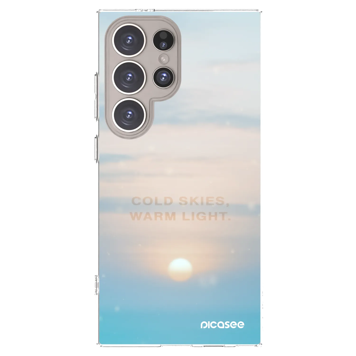 Picasee silikonski prozorni ovitek za Samsung Galaxy S24 Ultra S928B 5G - COLD SKIES