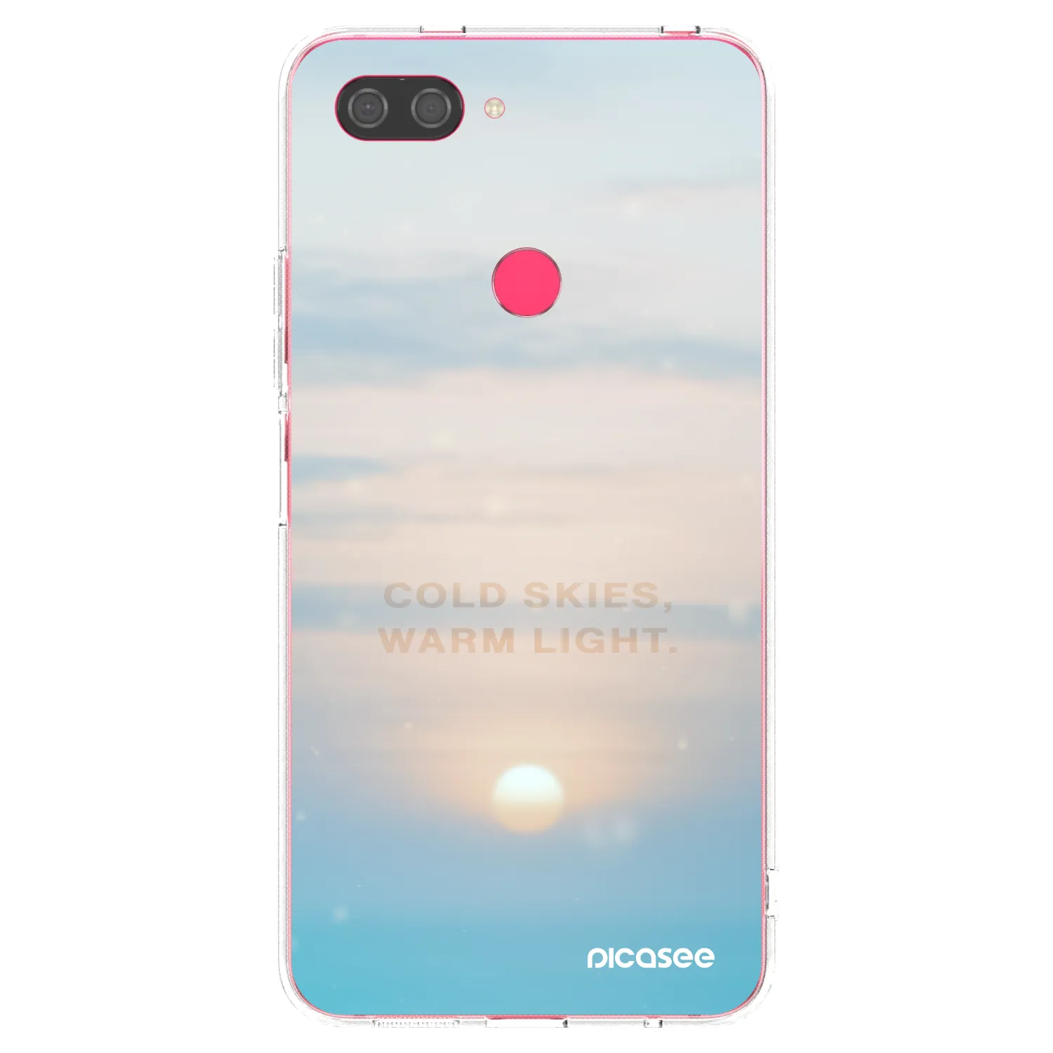 Picasee silikonski prozorni ovitek za Xiaomi Mi 8 Lite - COLD SKIES