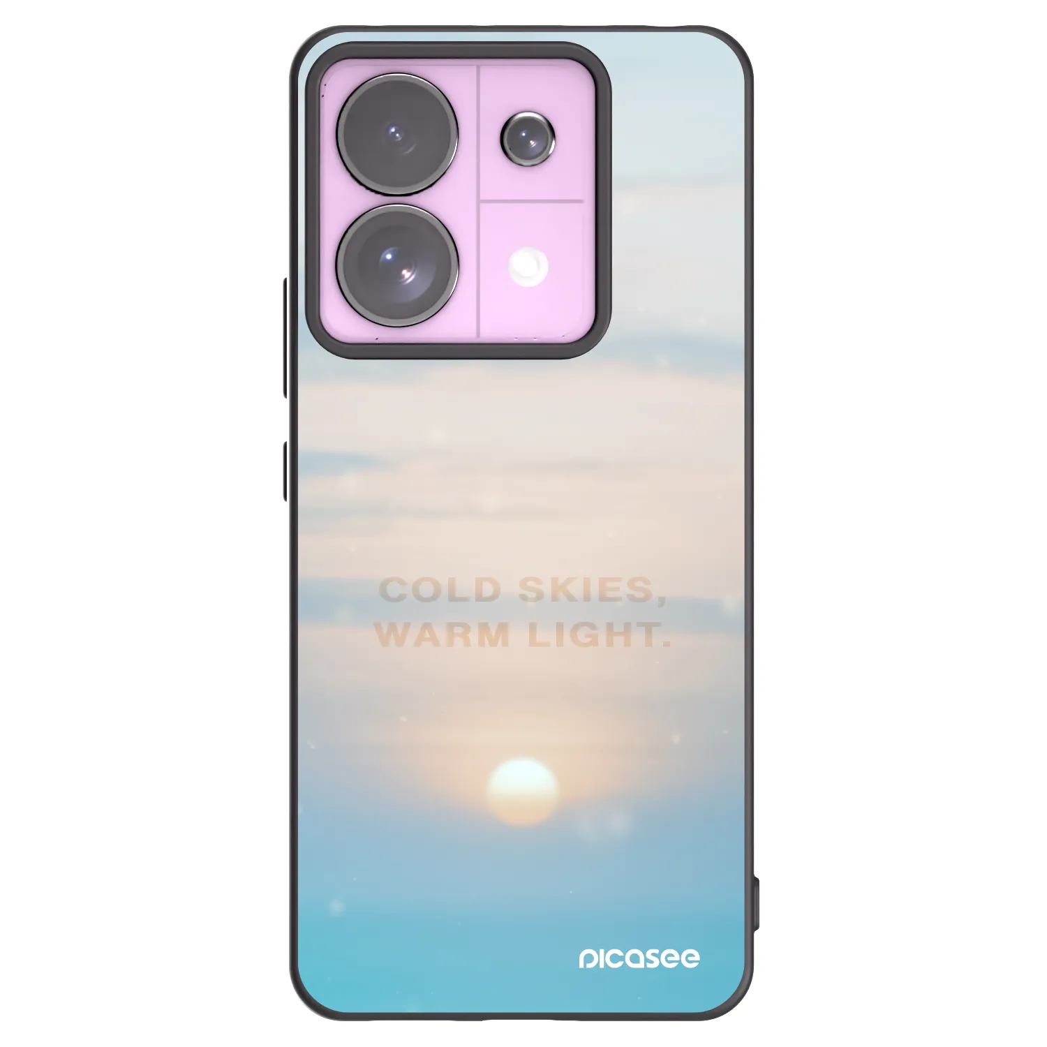 Picasee silikonski črni ovitek za Xiaomi Redmi Note 13 Pro 5G - COLD SKIES