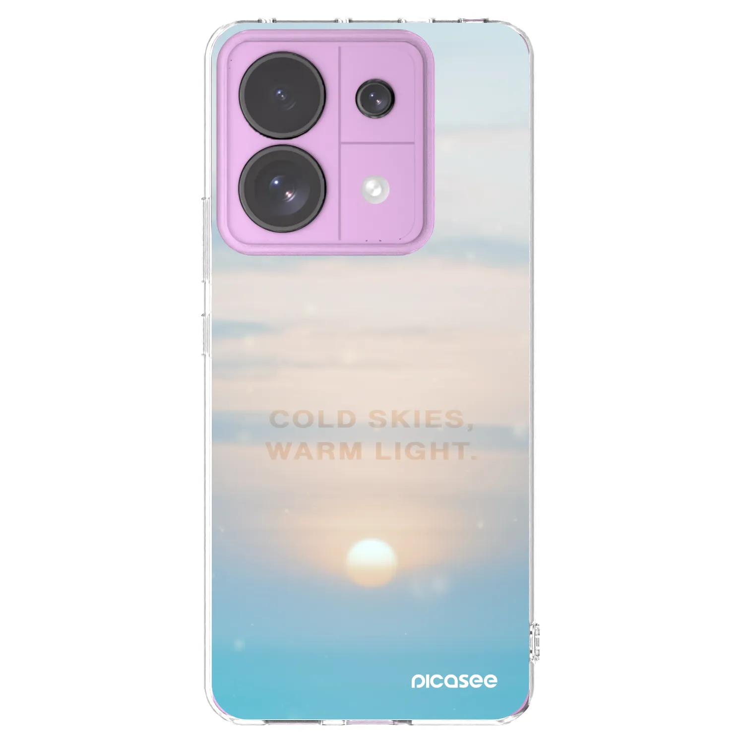 Picasee silikonski prozorni ovitek za Xiaomi Redmi Note 13 Pro 5G - COLD SKIES