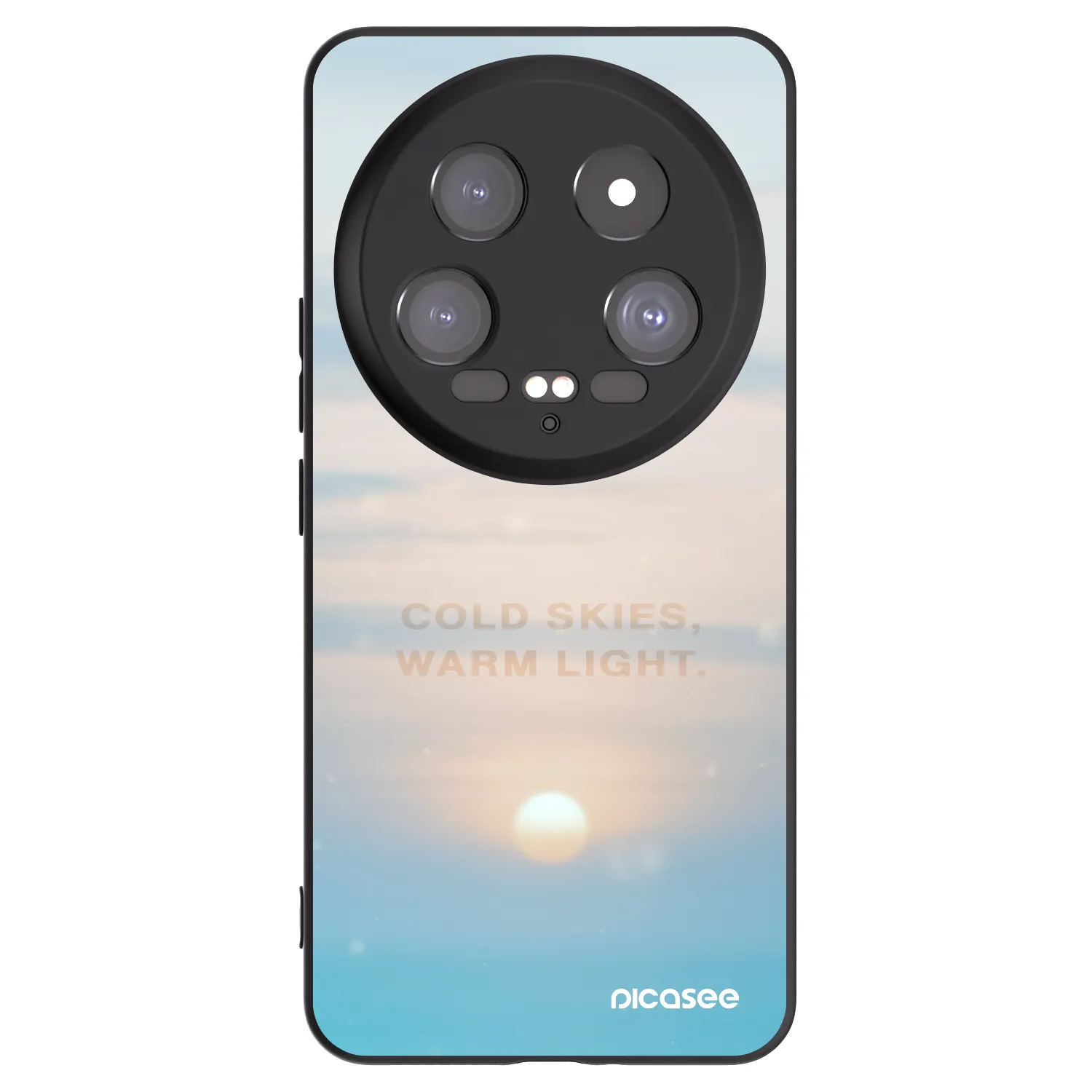 Picasee silikonski črni ovitek za Xiaomi 14 Ultra - COLD SKIES