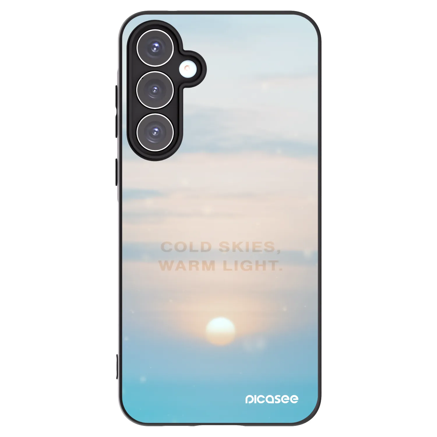Picasee silikonski črni ovitek za Samsung Galaxy A55 5G A556B - COLD SKIES