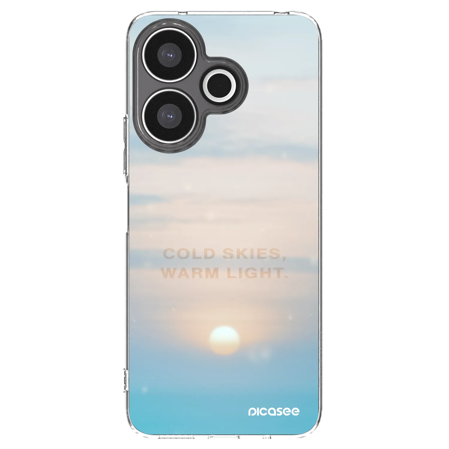 Picasee silikonski prozorni ovitek za Xiaomi Redmi 13 4G - COLD SKIES