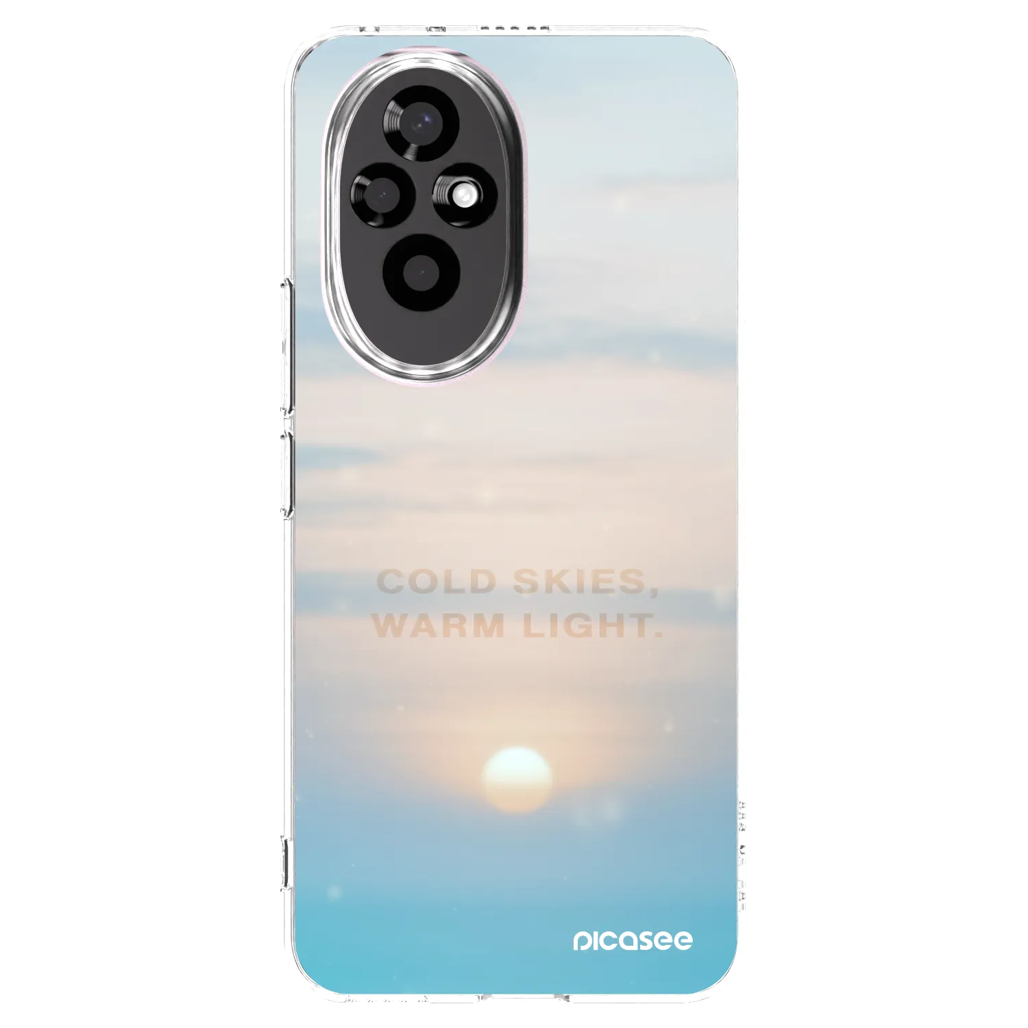 Picasee silikonski prozorni ovitek za Honor 200 Pro 5G - COLD SKIES