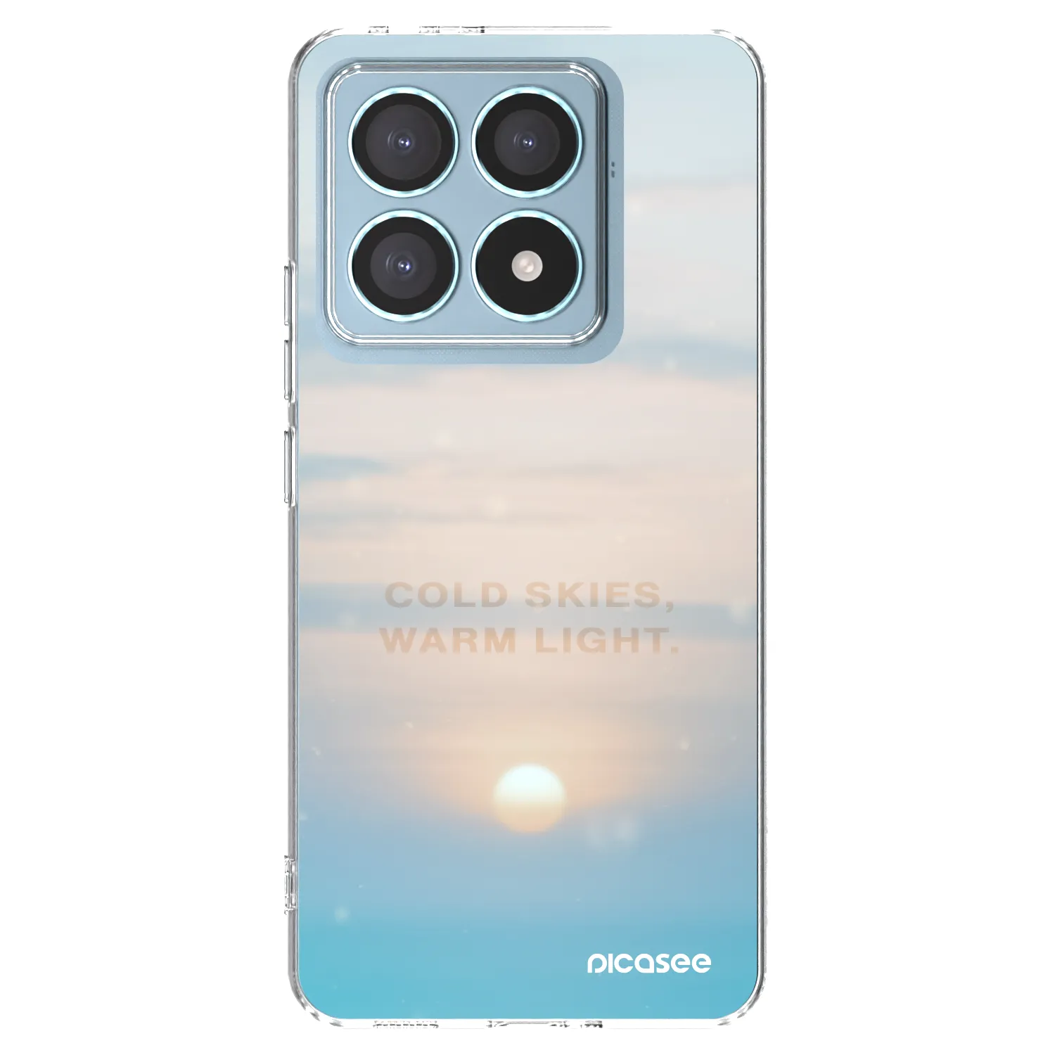 Picasee silikonski prozorni ovitek za Xiaomi 14T Pro - COLD SKIES