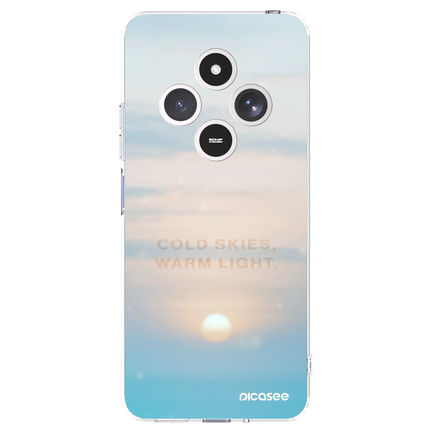 Picasee silikonski prozorni ovitek za Xiaomi Redmi 14C - COLD SKIES