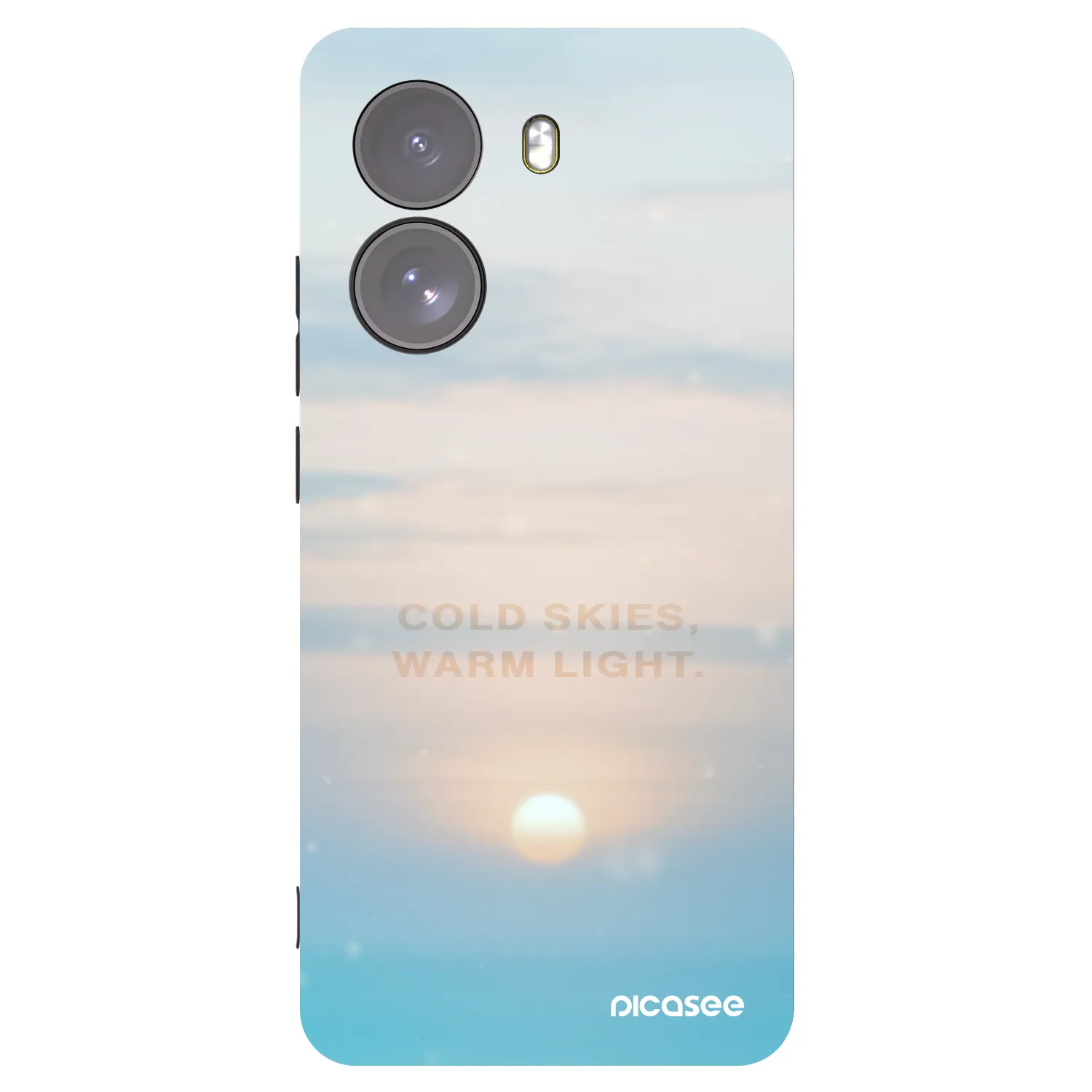 Picasee silikonski črni ovitek za Xiaomi Poco X7 - COLD SKIES