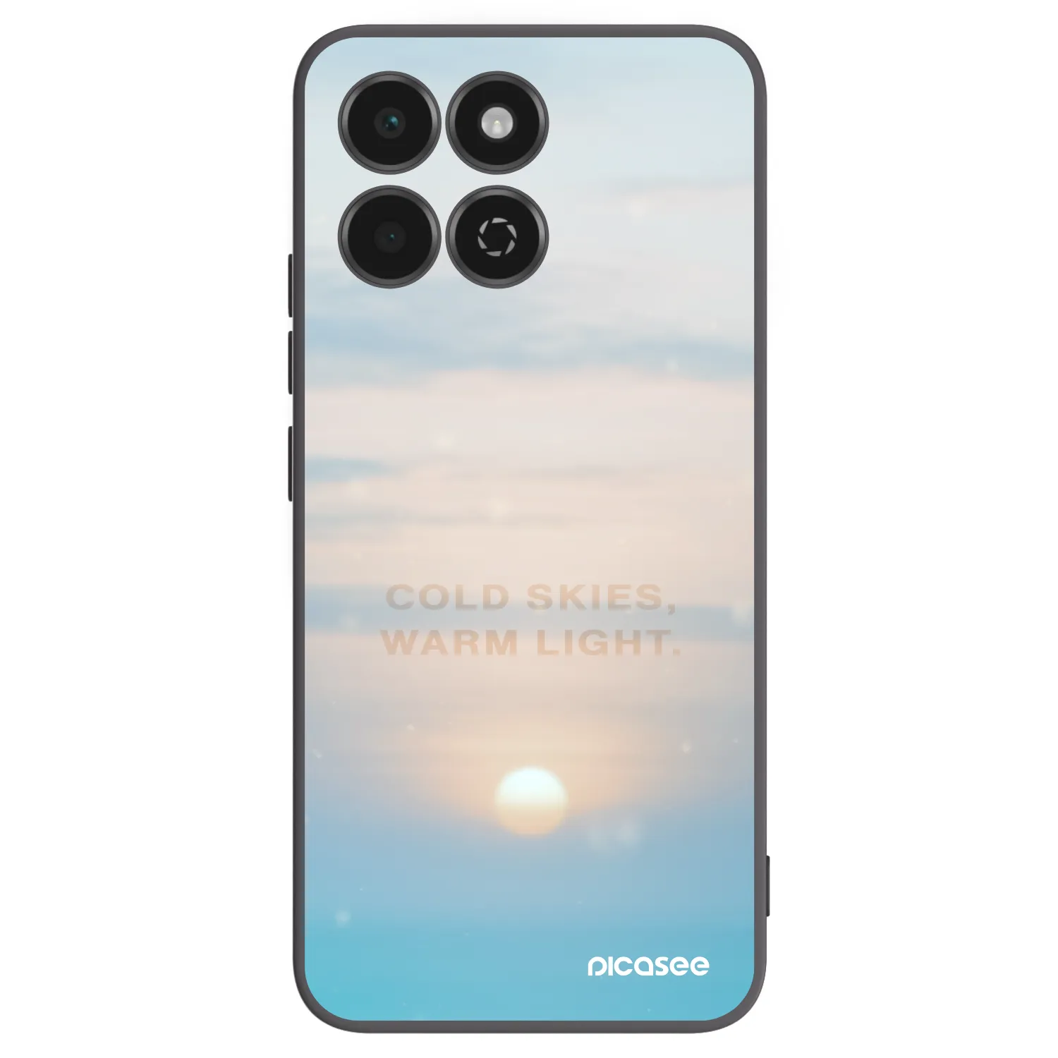 Picasee silikonski črni ovitek za Honor 200 Smart 5G - COLD SKIES