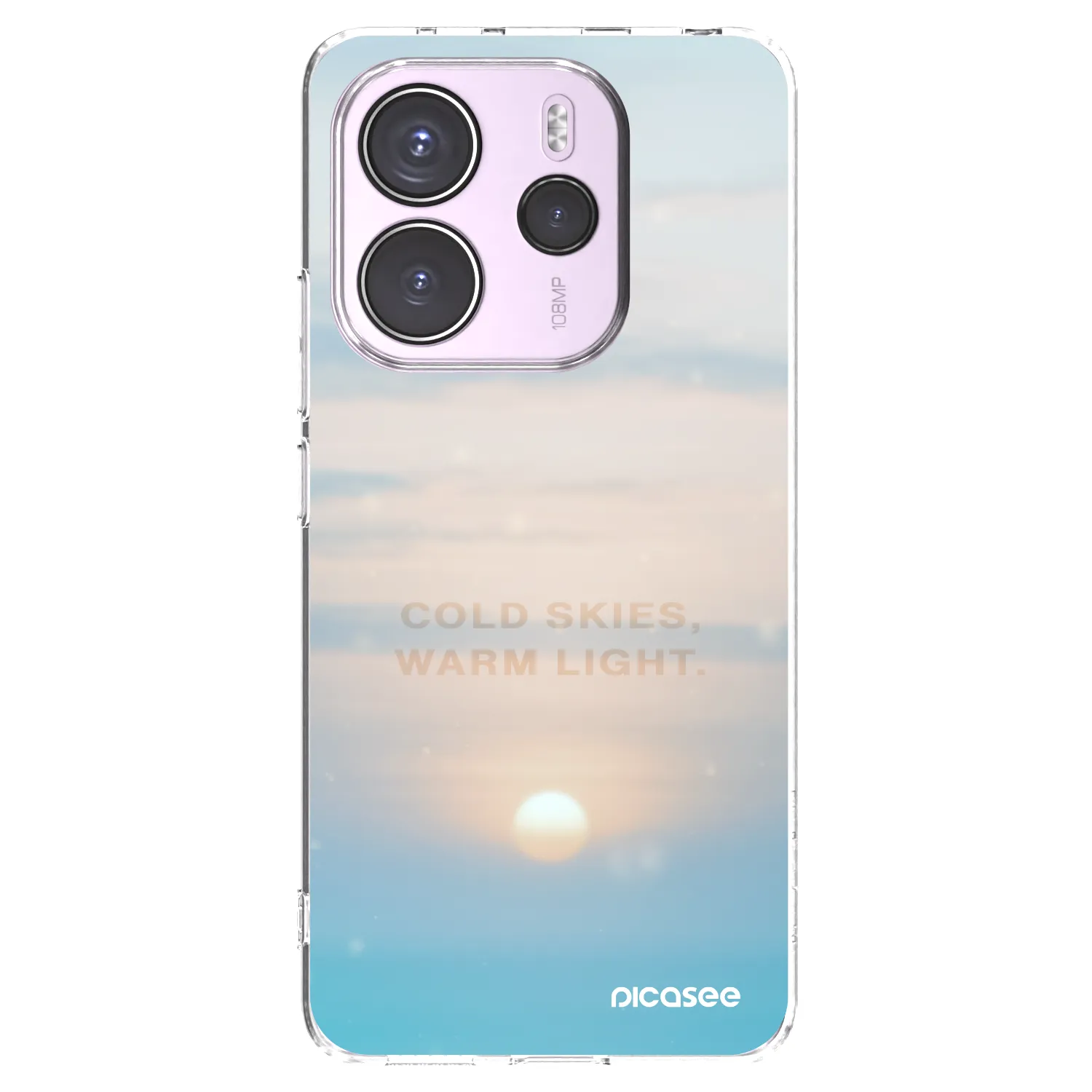 Picasee silikonski prozorni ovitek za Xiaomi Redmi Note 14 4G - COLD SKIES