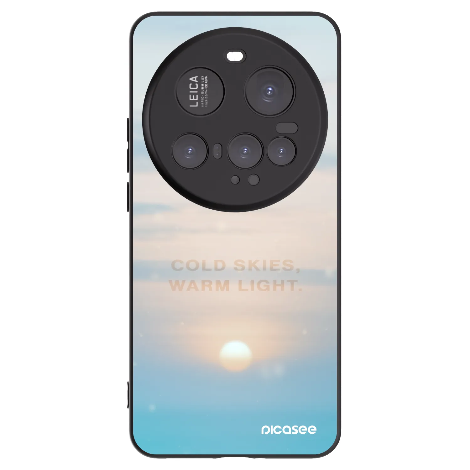 Picasee silikonski črni ovitek za Xiaomi 15 Ultra - COLD SKIES