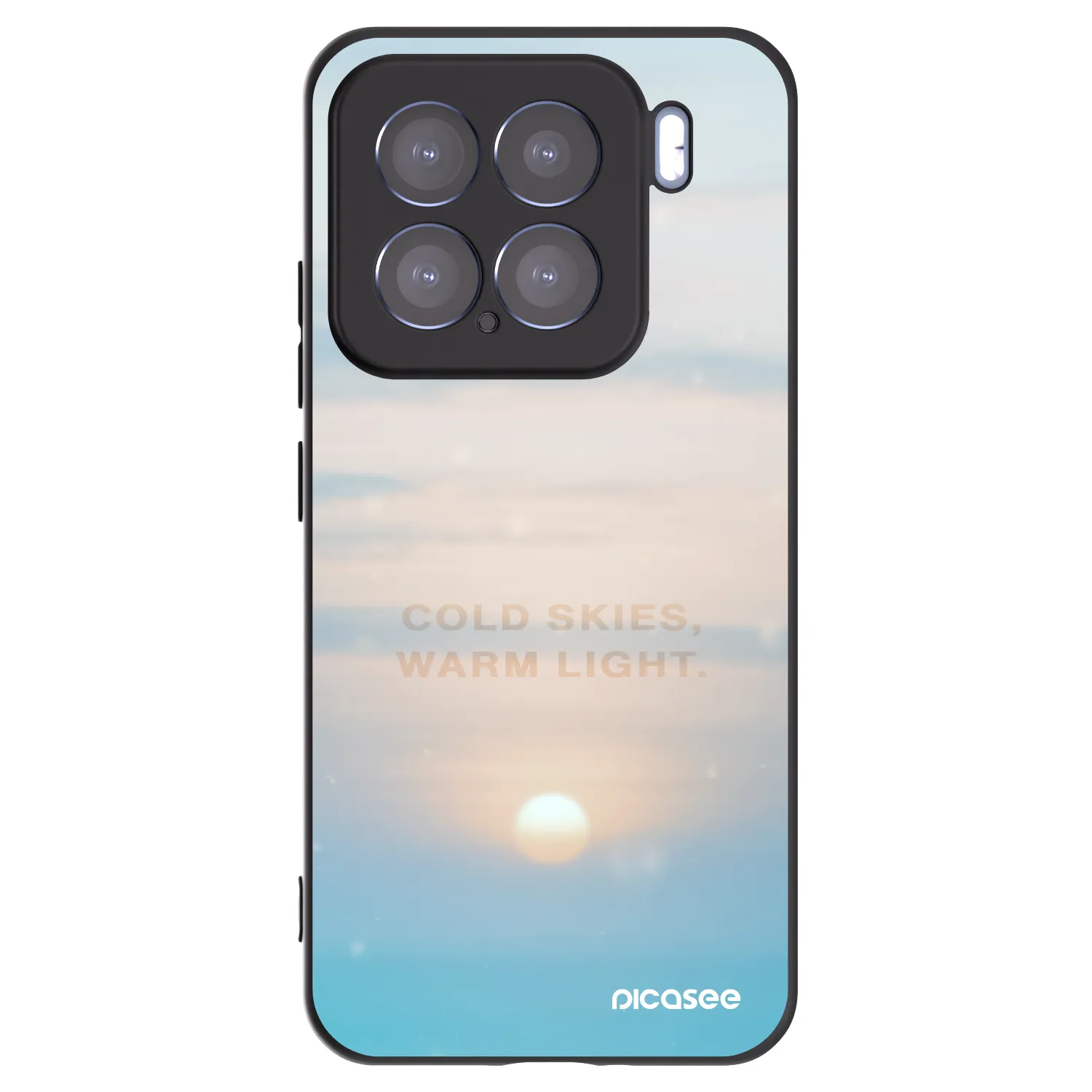 Picasee silikonski črni ovitek za Xiaomi 15 - COLD SKIES