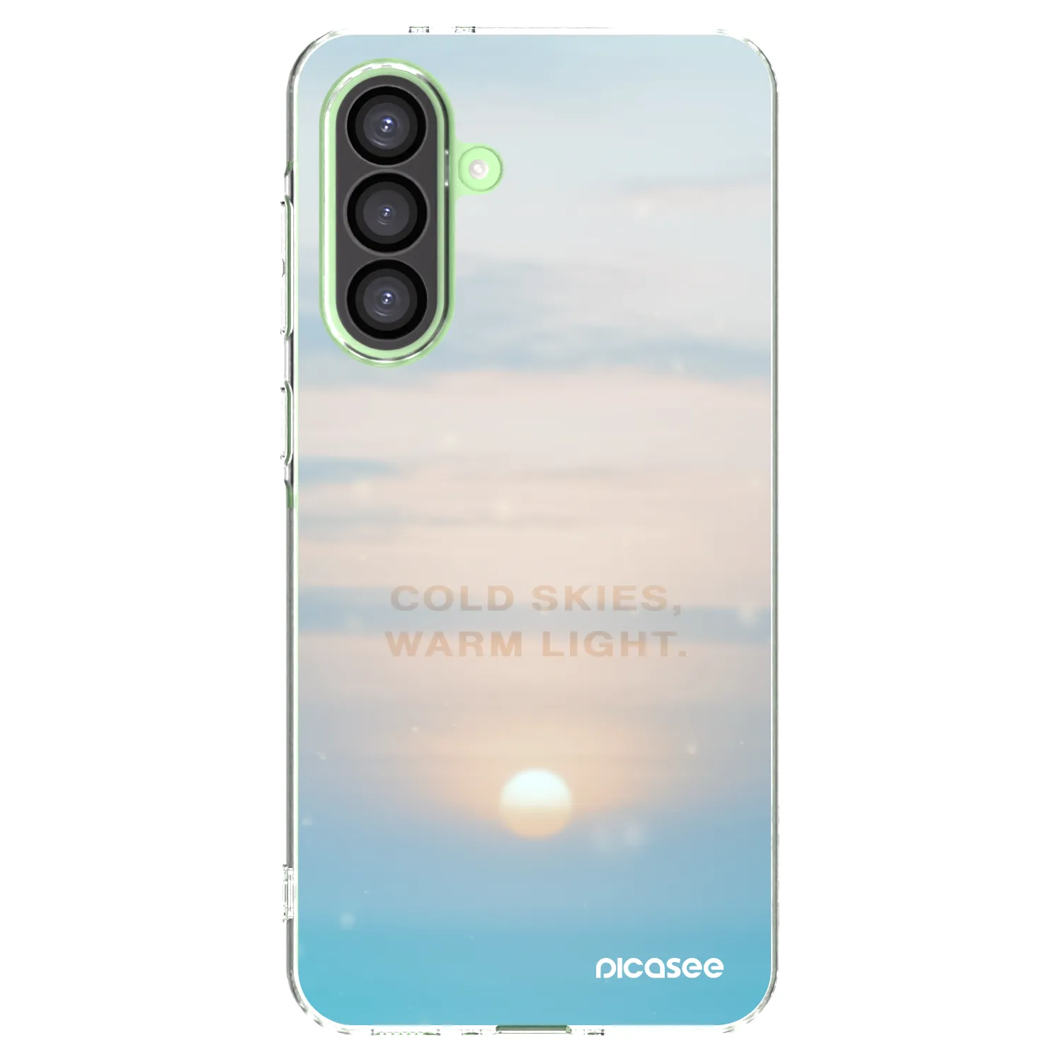 Picasee silikonski prozorni ovitek za Samsung Galaxy A26 5G A266B - COLD SKIES