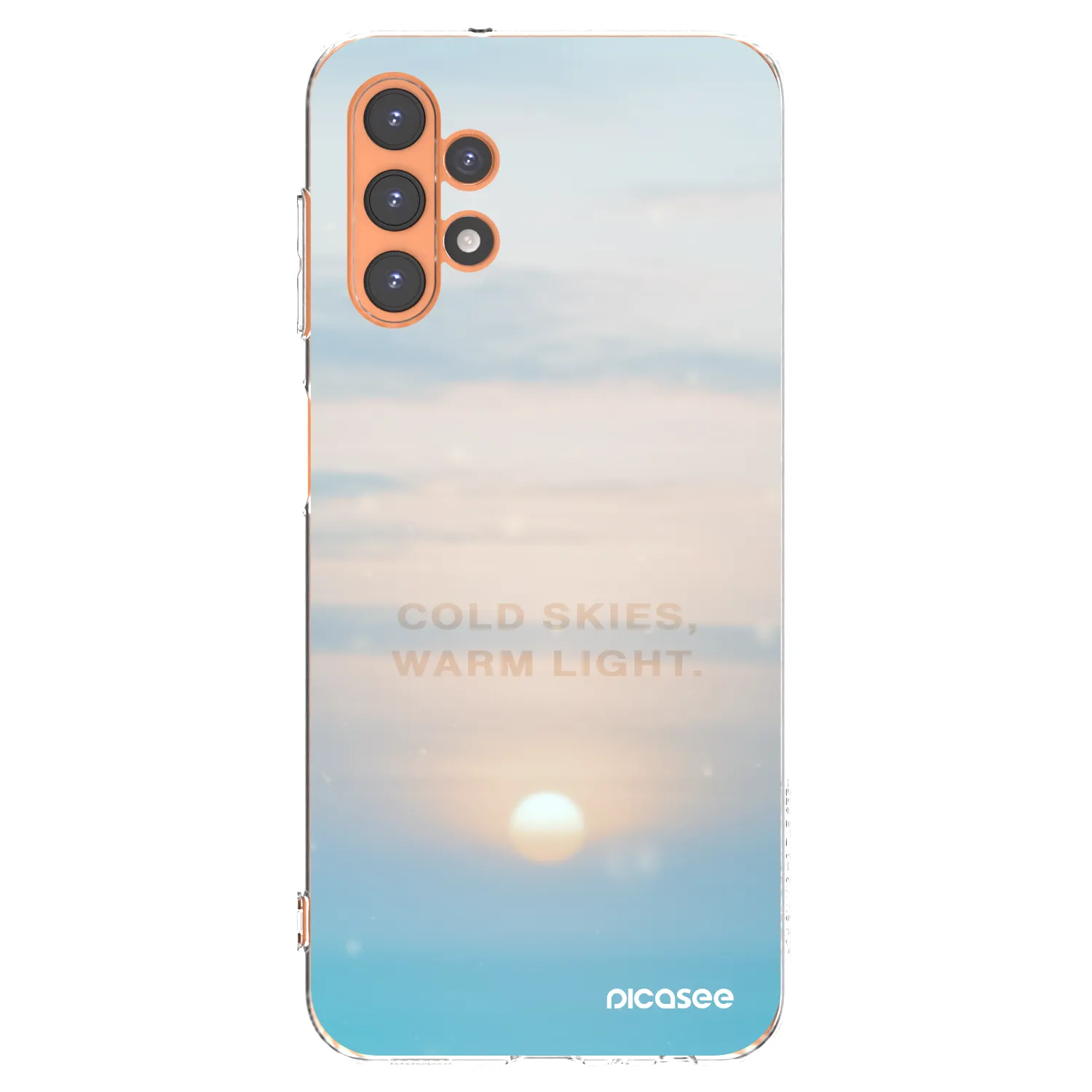 Picasee silikonski prozorni ovitek za Samsung Galaxy A13 5G - COLD SKIES