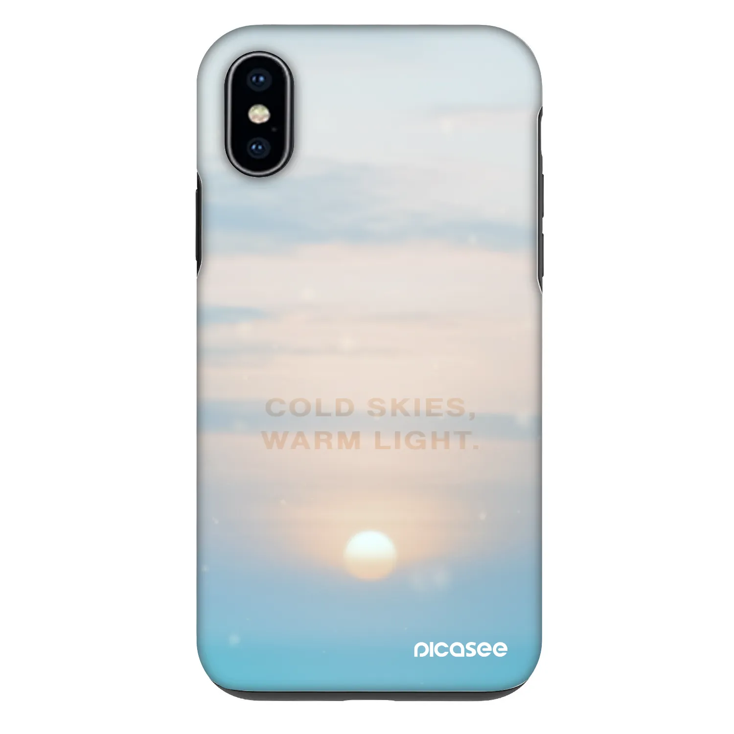 Picasee Fashion Case za Apple iPhone X/XS - COLD SKIES