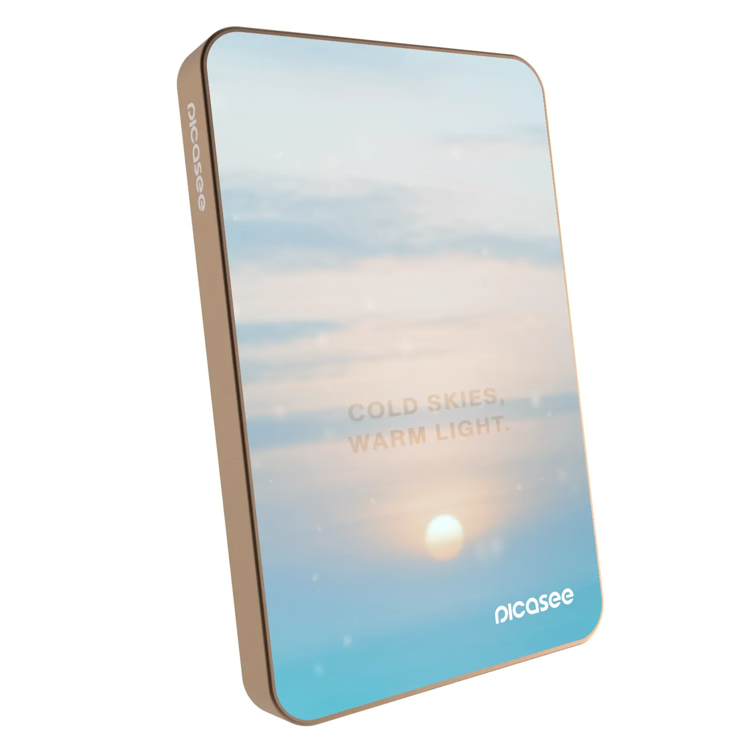 Picasee Prenosna baterija z MagSafe 5 000 mAh Zlati - COLD SKIES