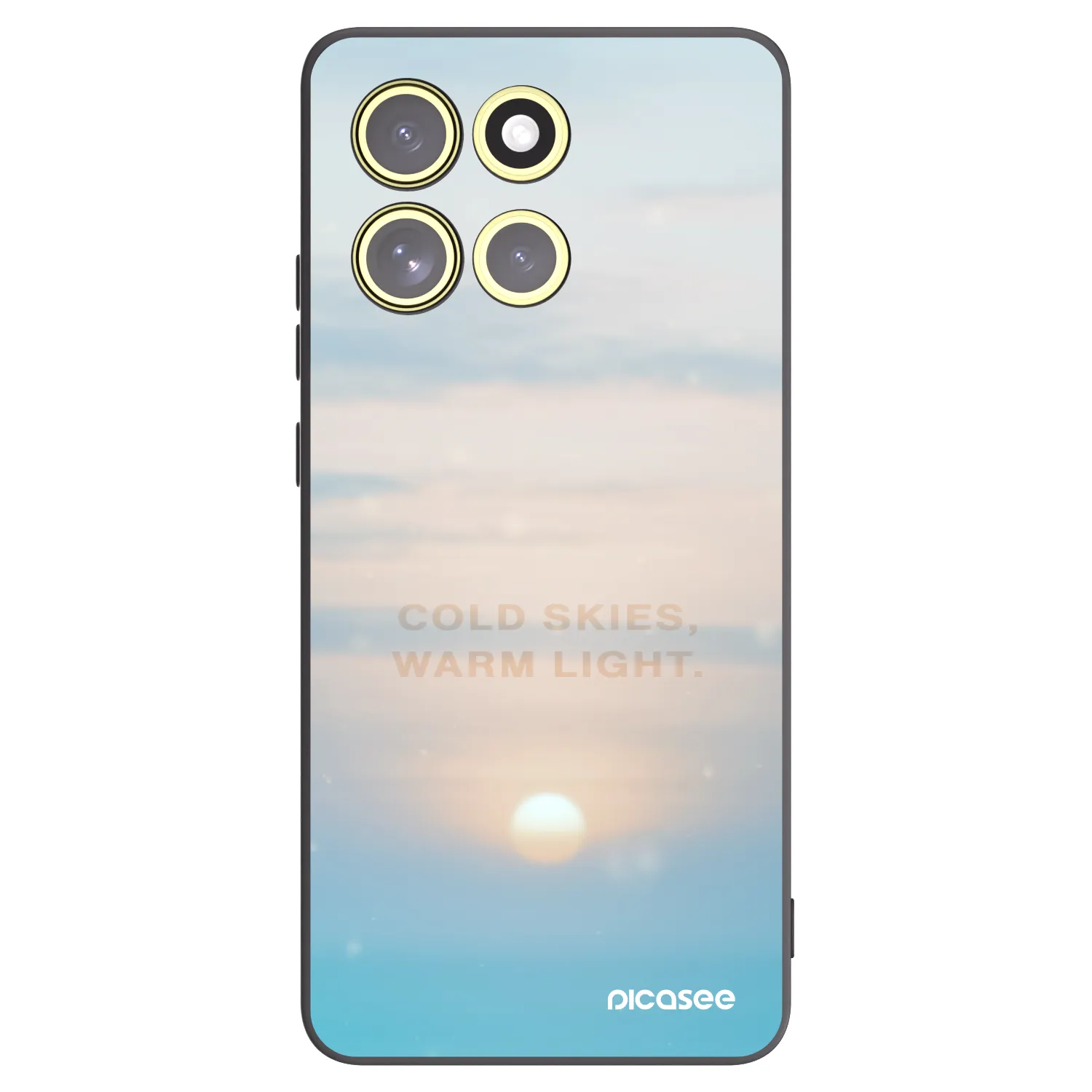 Picasee silikonski črni ovitek za Motorola Moto G86 5G - COLD SKIES