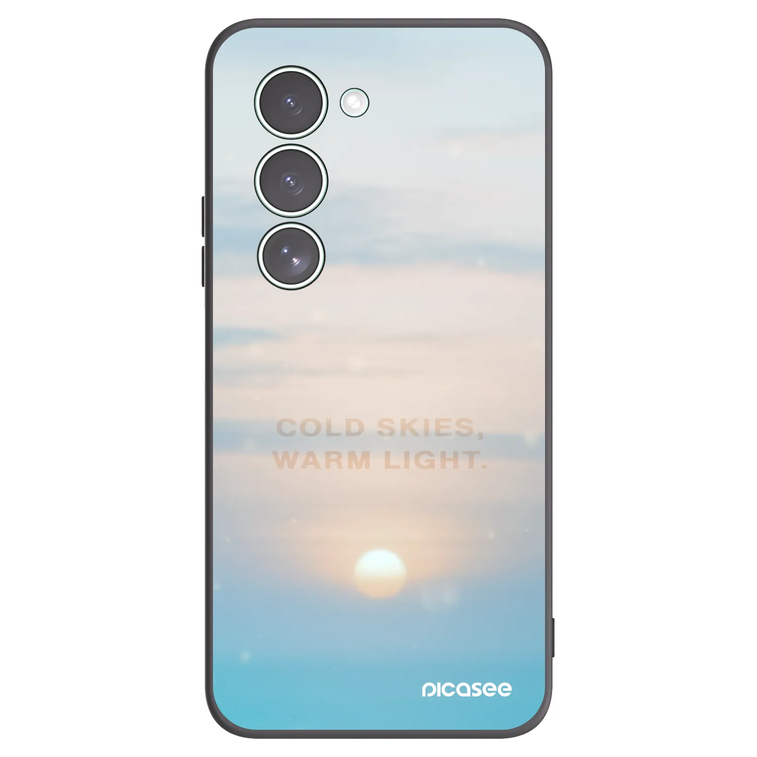 Picasee silikonski črni ovitek za Xiaomi Redmi 15 5G - COLD SKIES